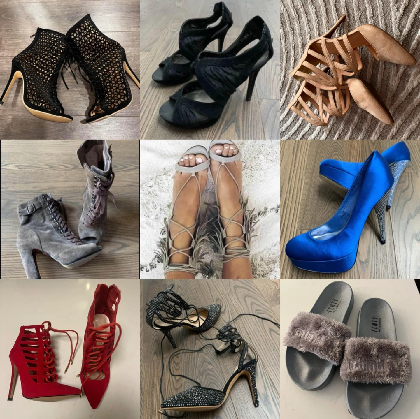 $15-25 heels all size 7 (7-7.5)