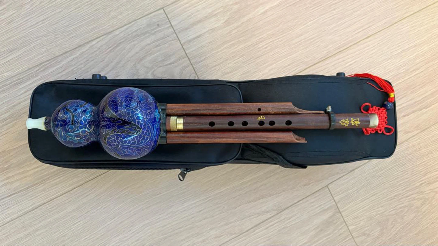 Hulusi Gourd Flute with Case - photo 3