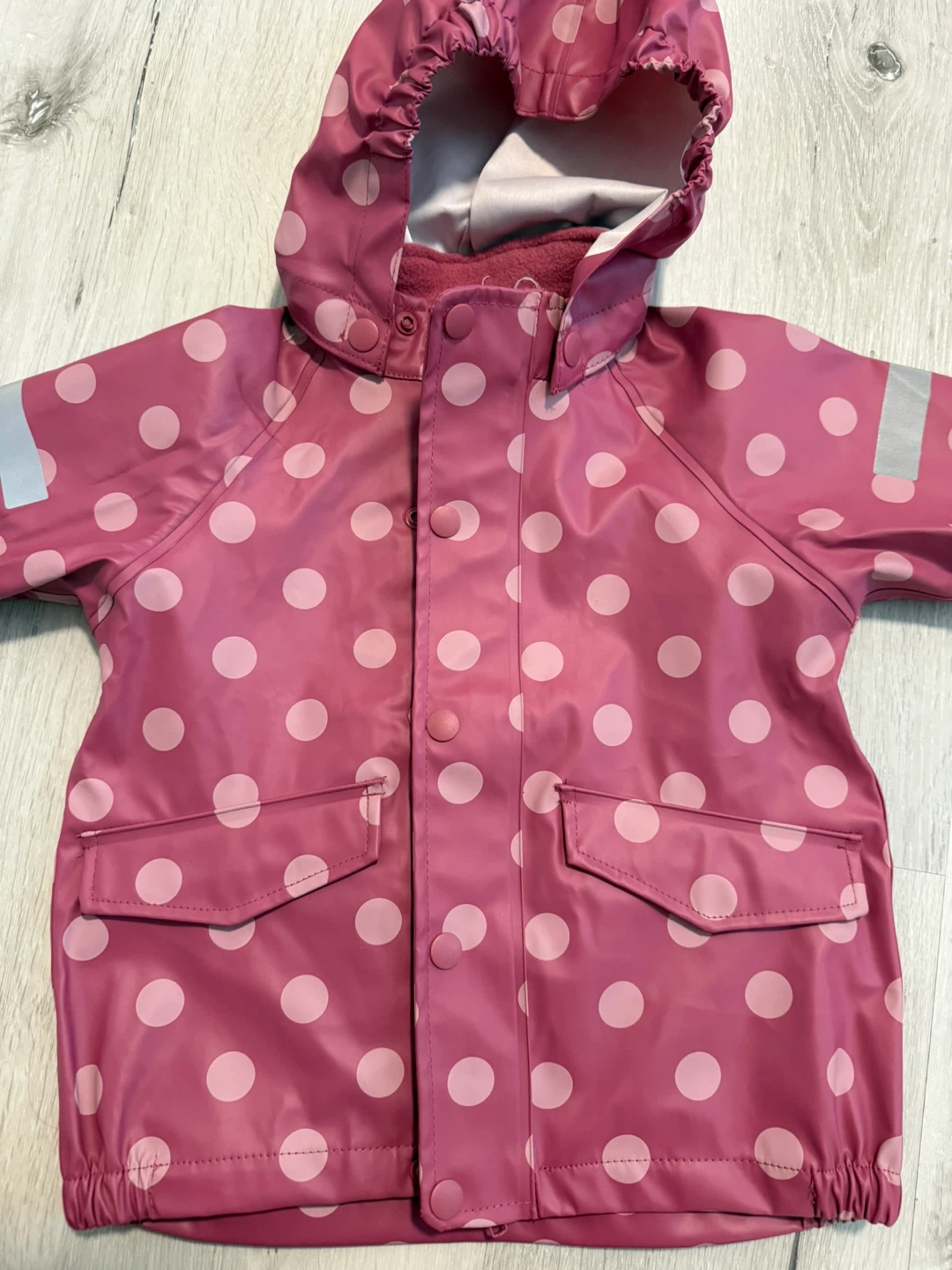 Brandnew H&M Pink Rain Jacket Size 1-2Y
