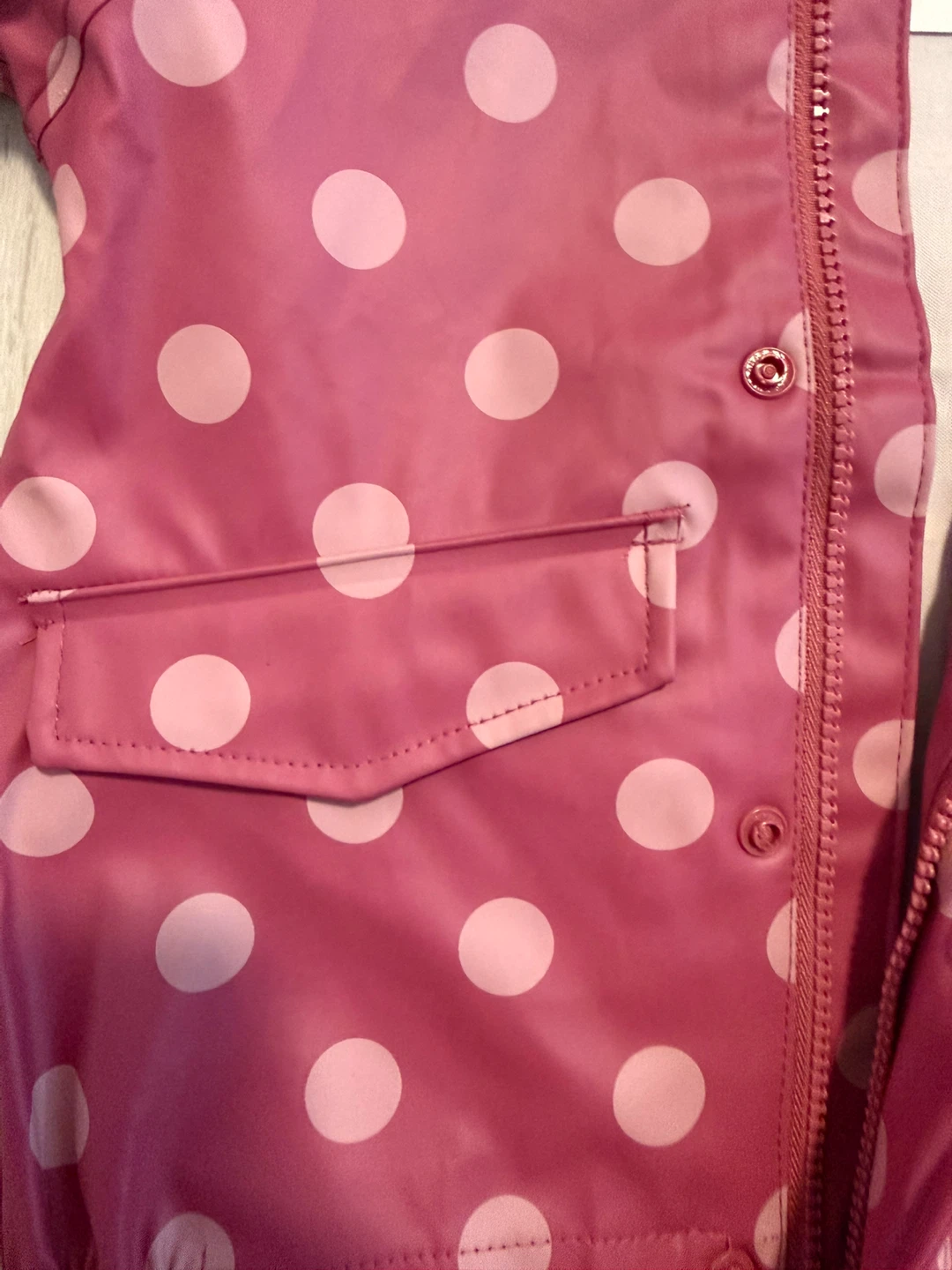 Brandnew H&M Pink Rain Jacket Size 1-2Y - photo 5