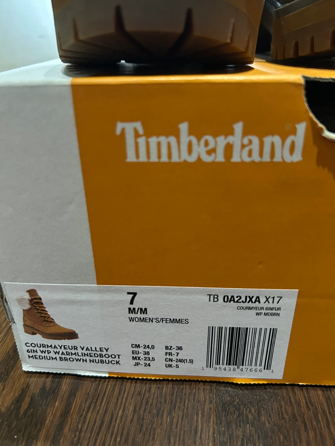 New) Timberland Courmayeur Valley Faux fur lining boots Size7⚽️ - photo 2
