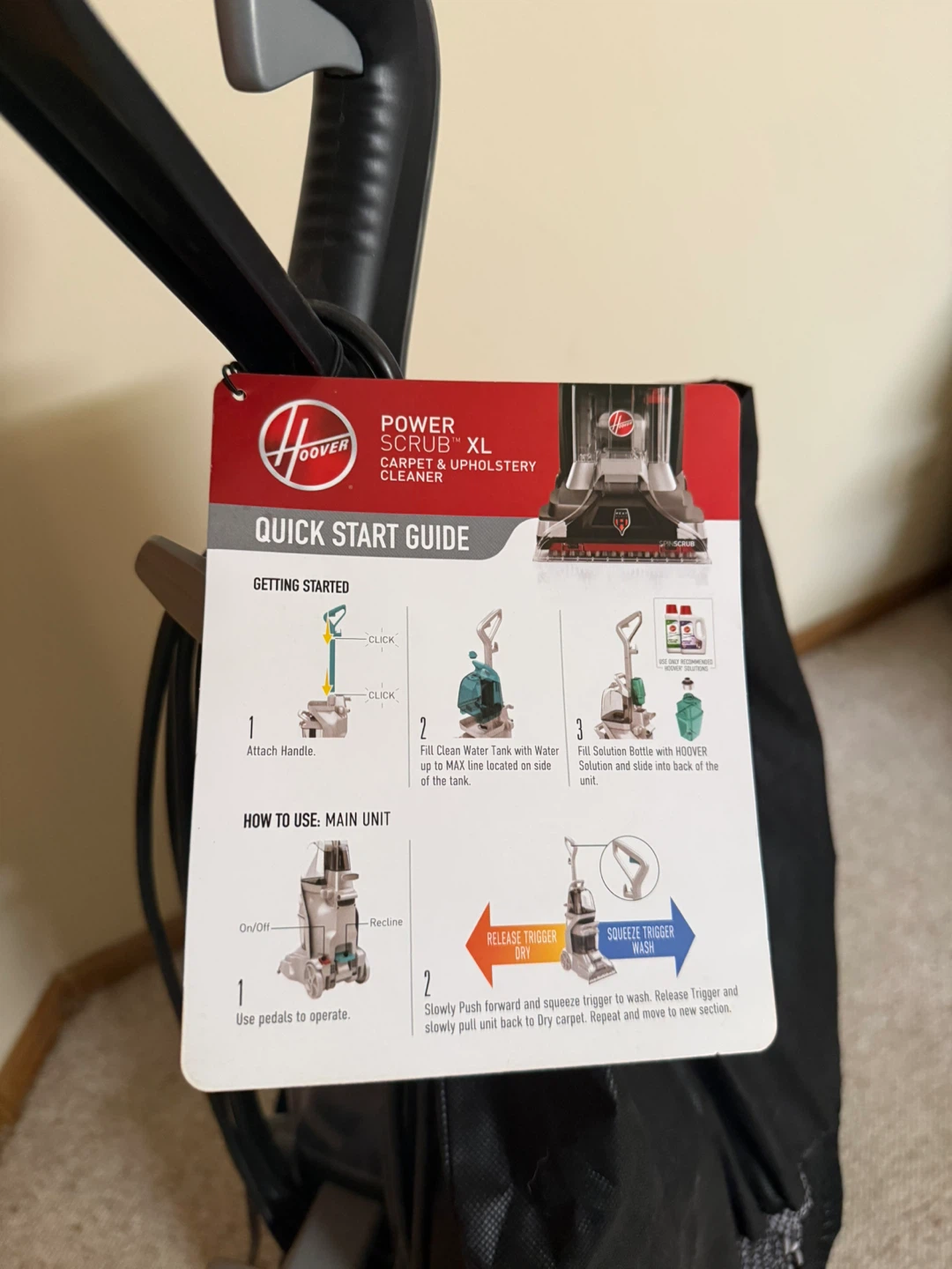 Hoover PowerScrub XL steam Cleaner - photo 4