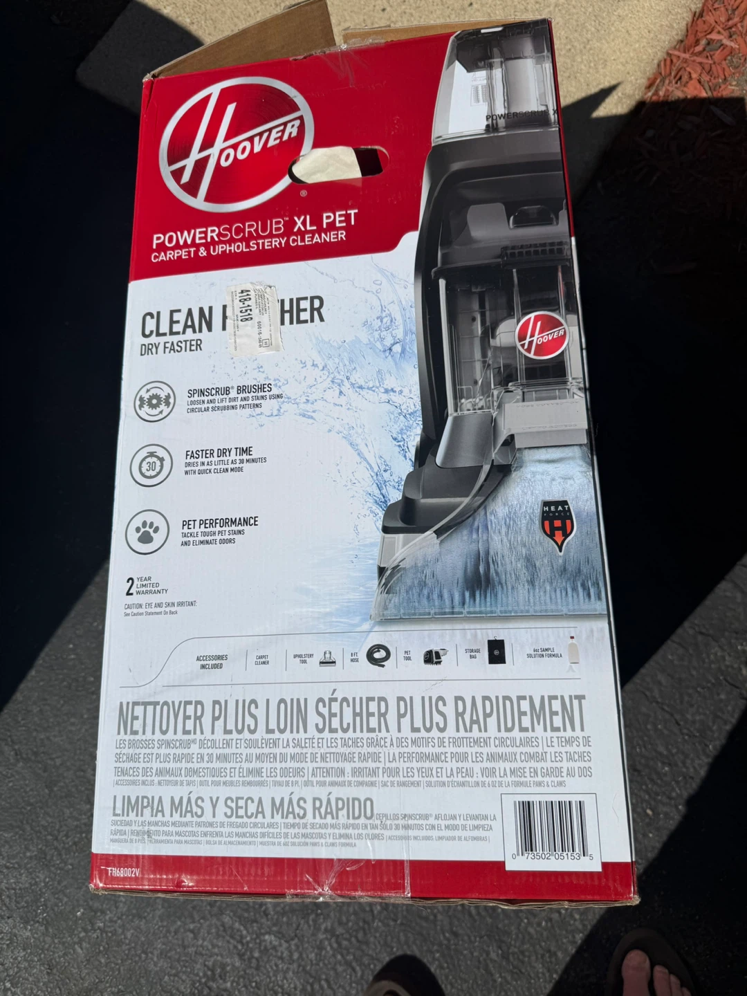 Hoover PowerScrub XL steam Cleaner - photo 5