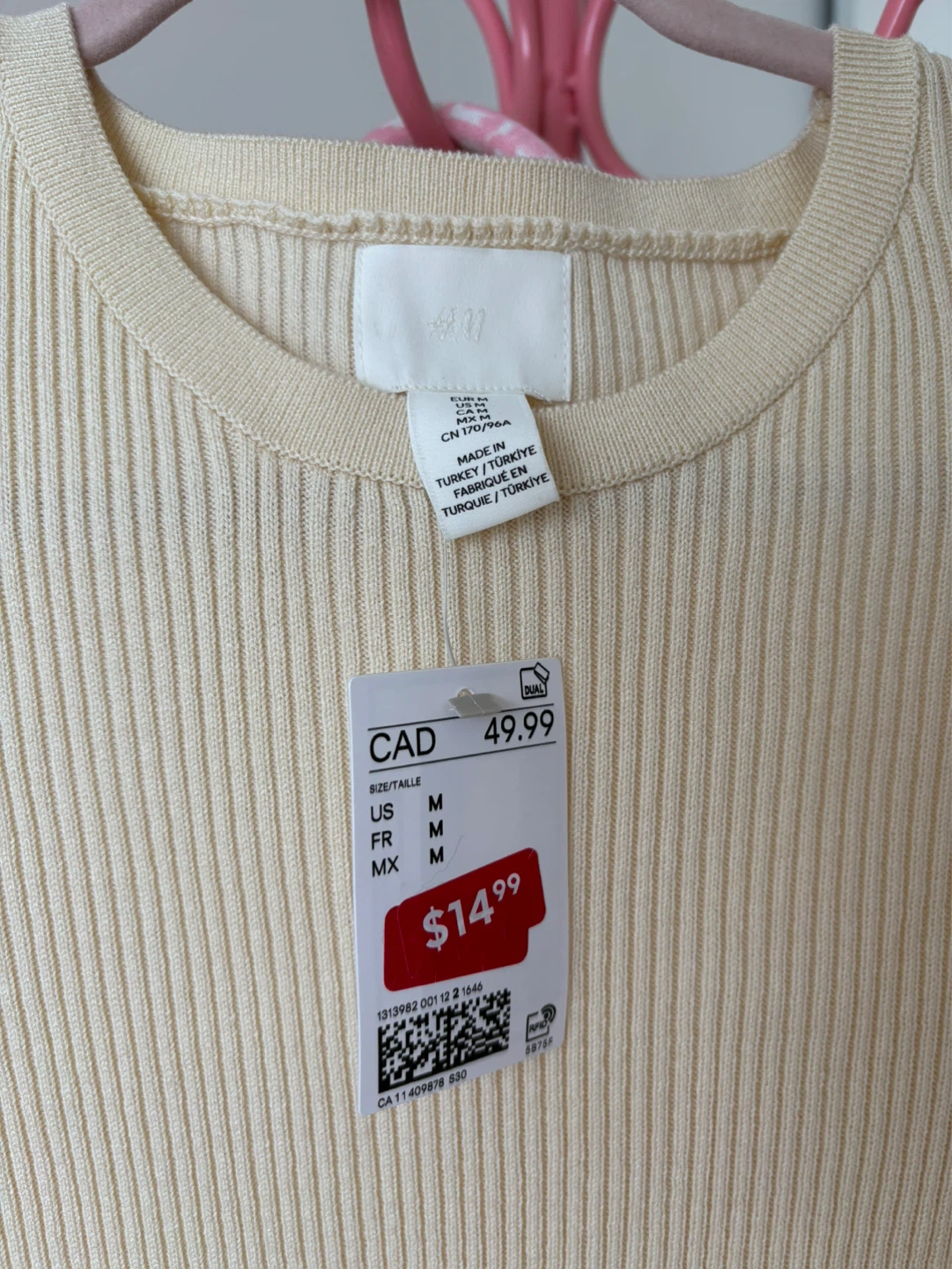 H&M Butter Yellow Layered Dress - photo 2
