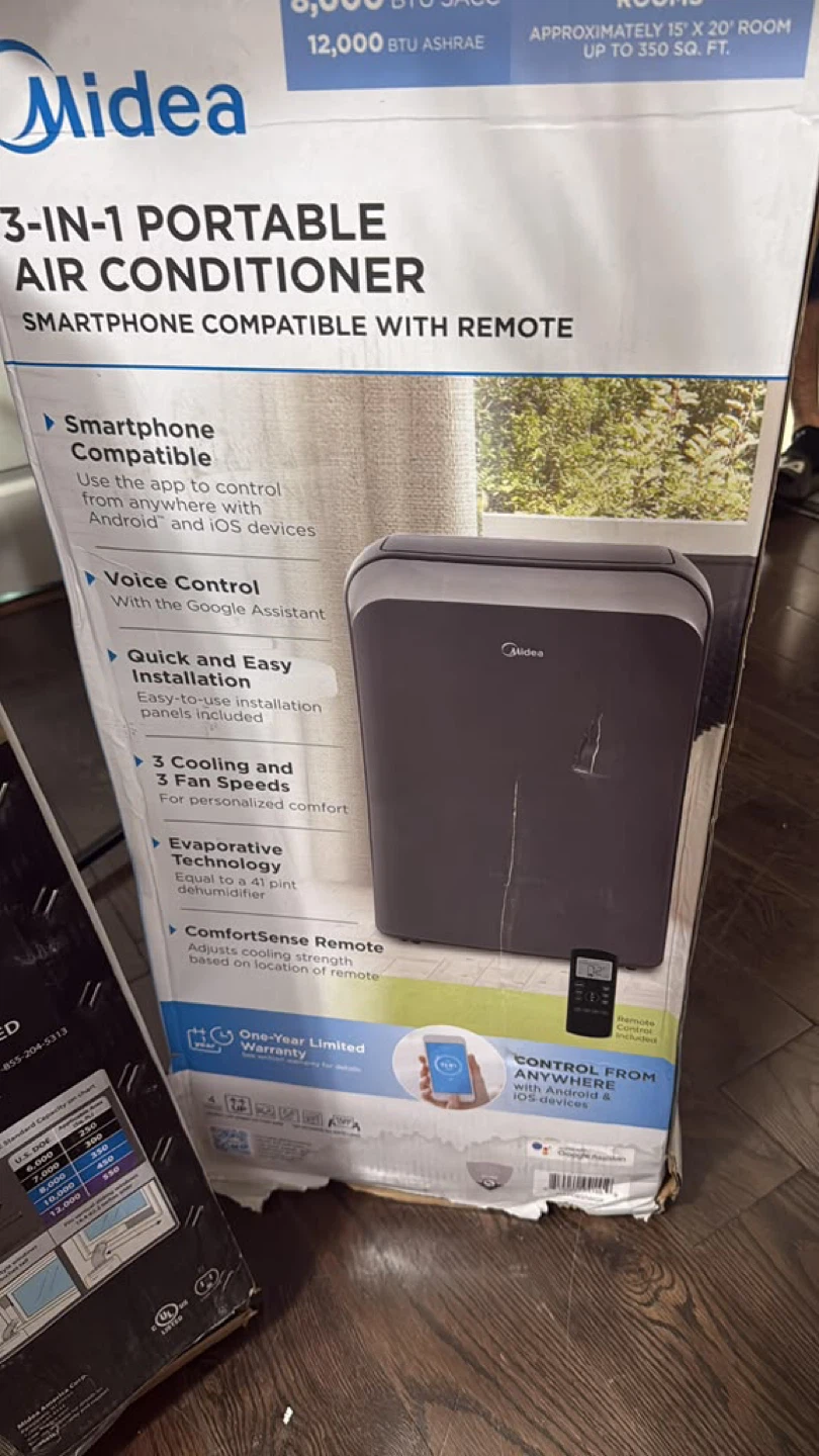 Midea 3-in-1 Portable Air Conditioner 12k btu - photo 2