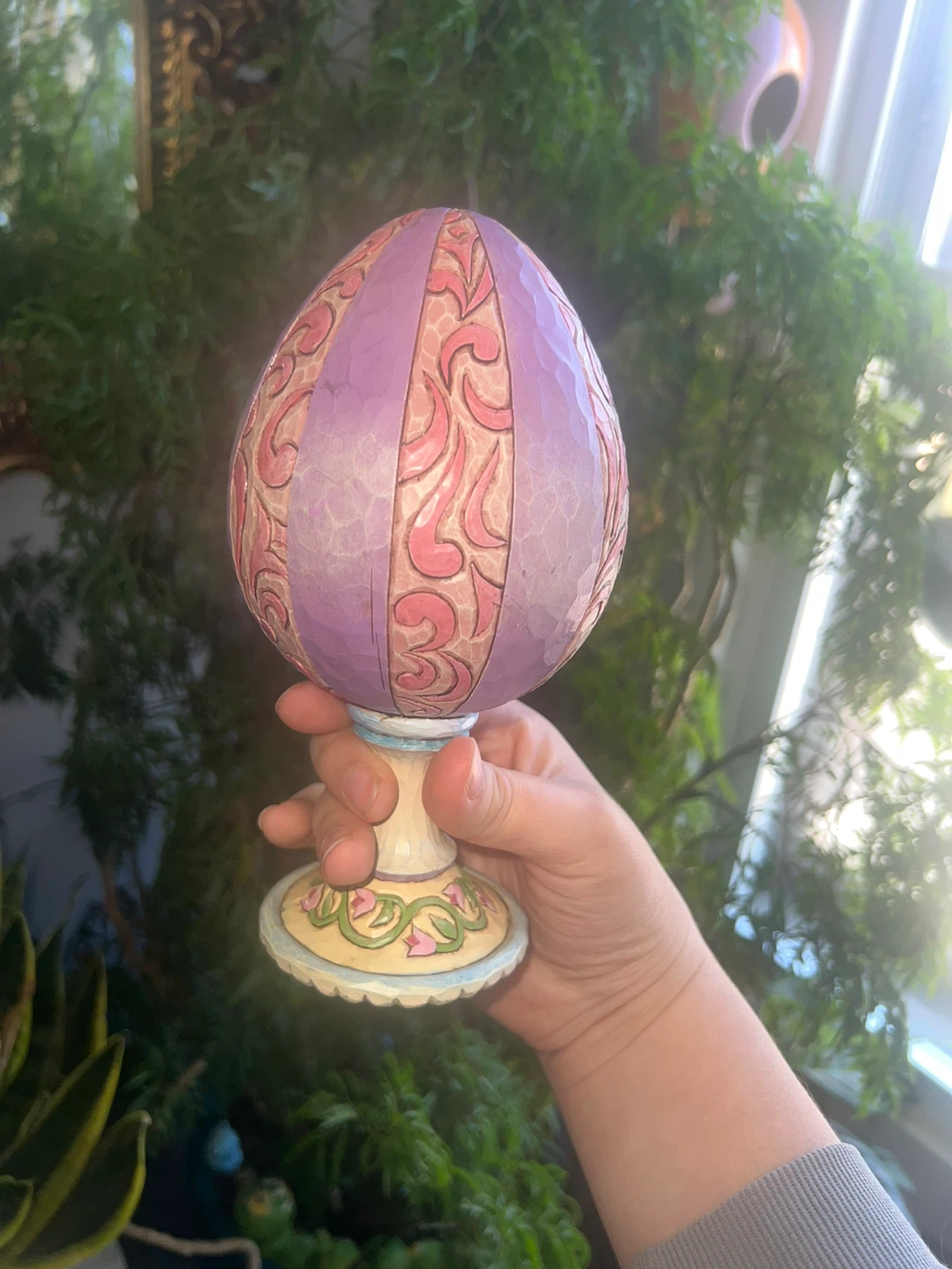 Decorative Easter Egg with Scene ⚽ - photo 3