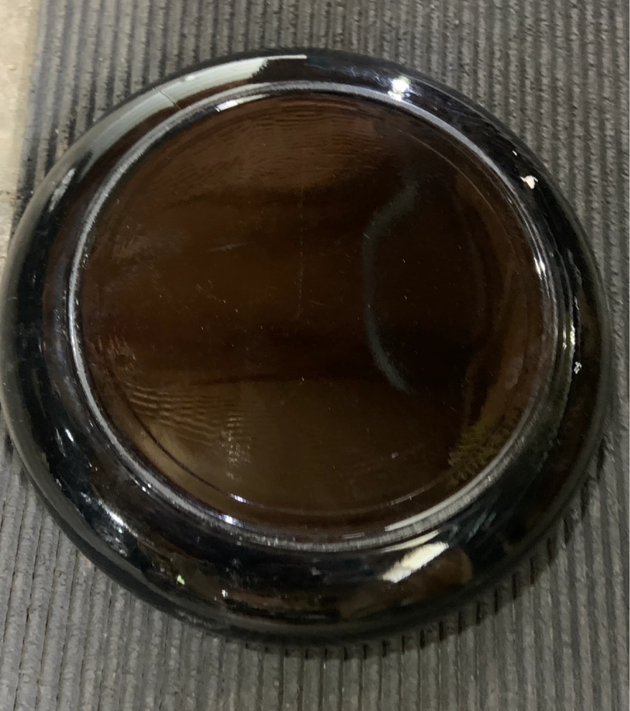 Black Glass Ashtray - photo 2