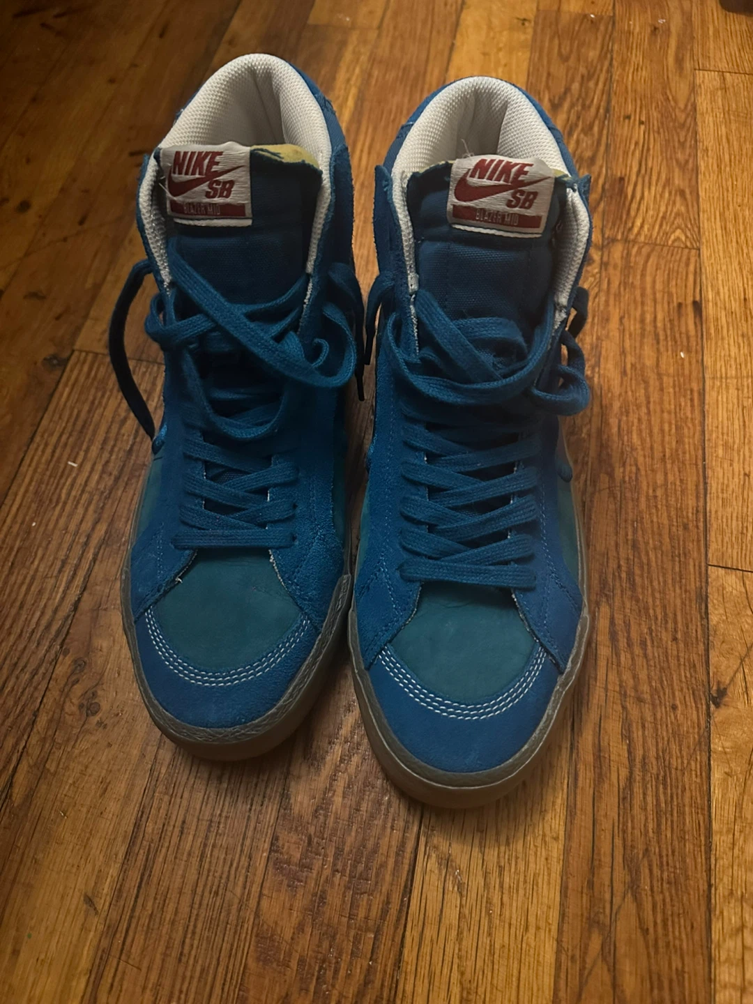 Nike SB Blazer Mid High Top by Sneakers “green Abyss”