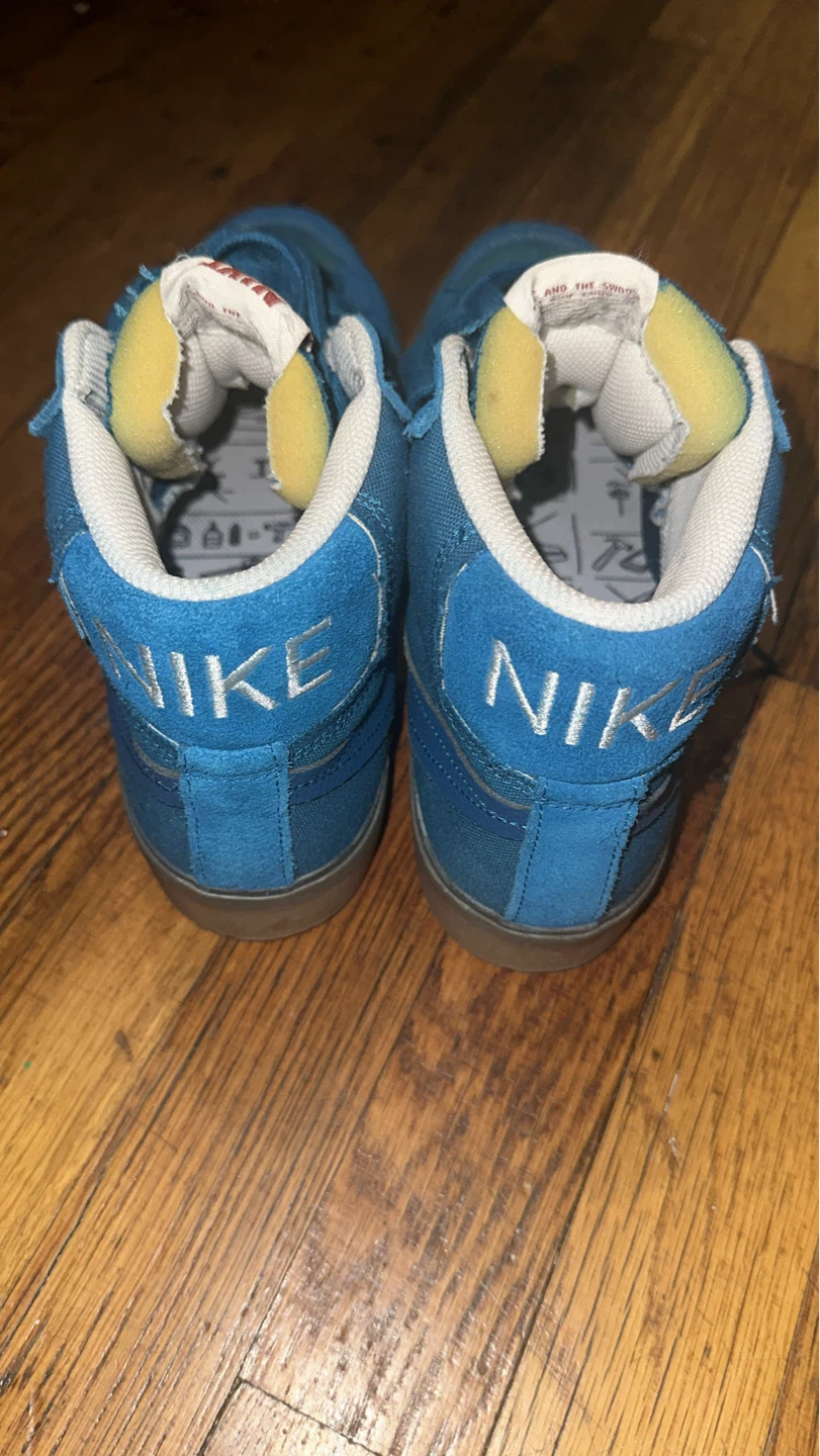 Nike SB Blazer Mid High Top by Sneakers “green Abyss” - photo 3