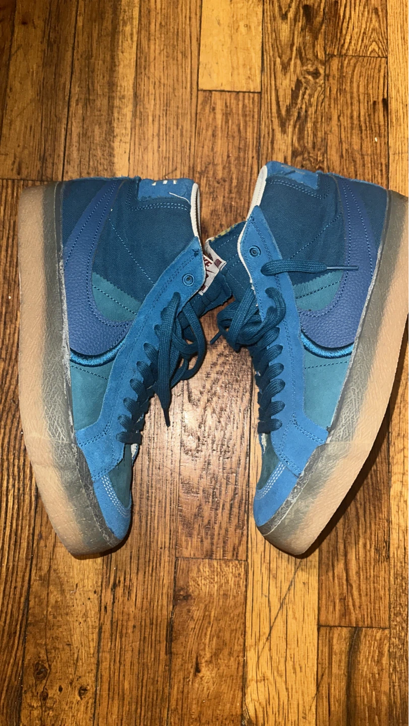 Nike SB Blazer Mid High Top by Sneakers “green Abyss” - photo 4