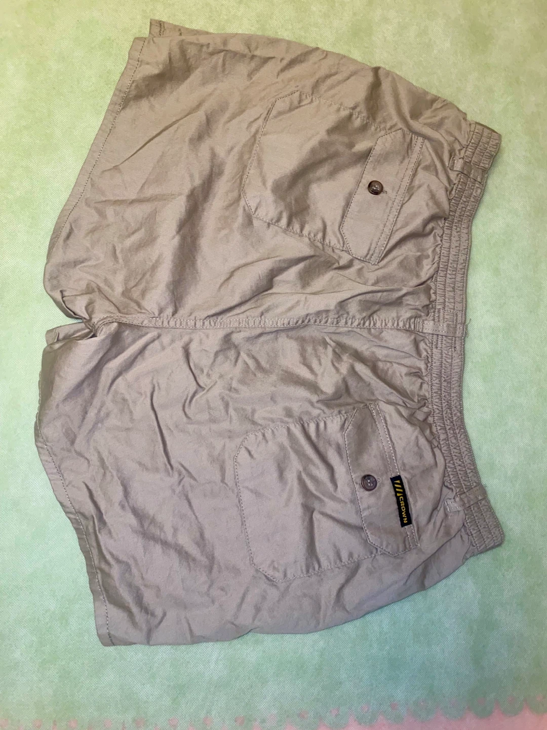 CREVA Men's Khaki Cotton Shorts. W18 Medium - photo 2