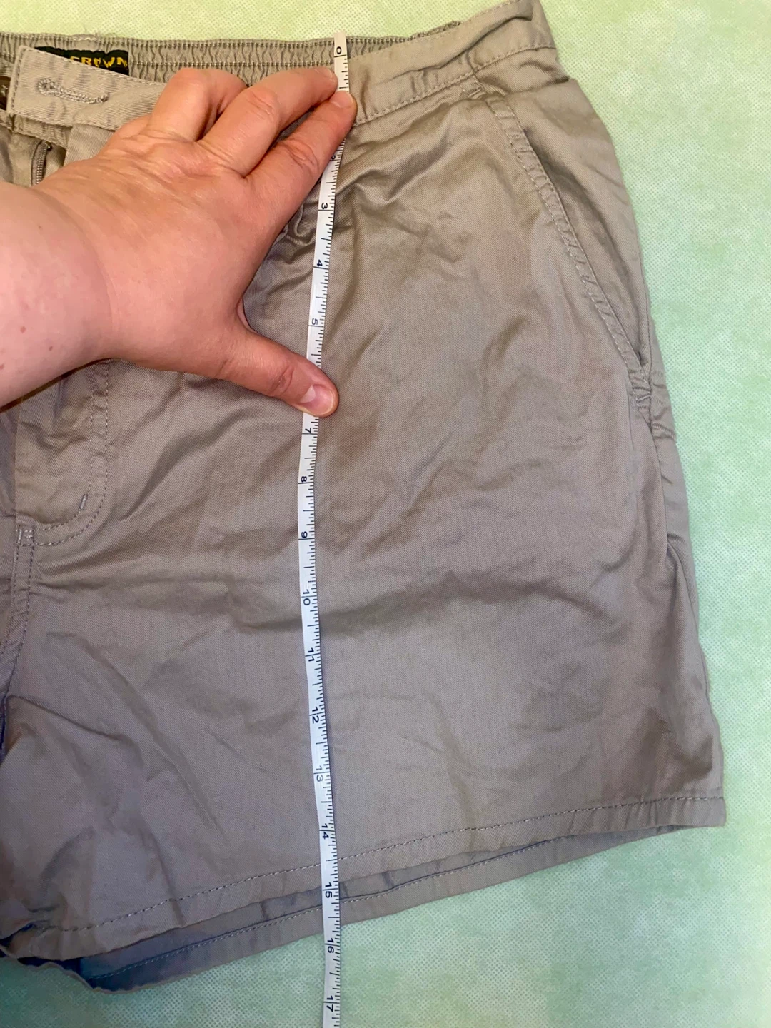CREVA Men's Khaki Cotton Shorts. W18 Medium - photo 4
