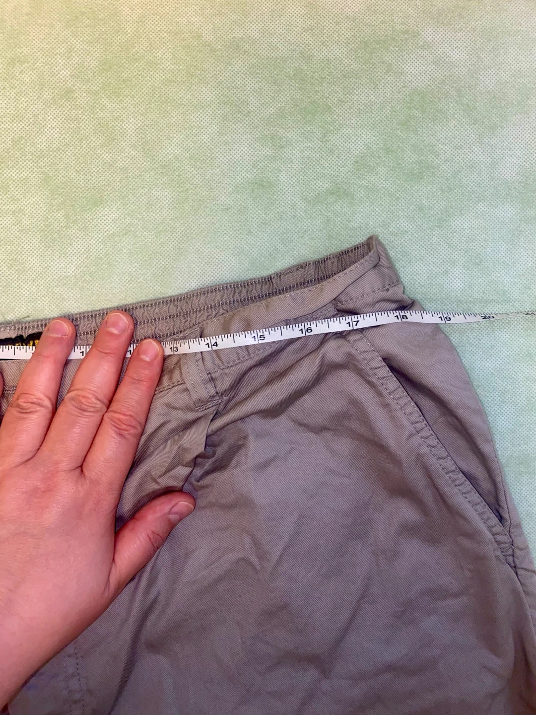 CREVA Men's Khaki Cotton Shorts. W18 Medium - photo 3