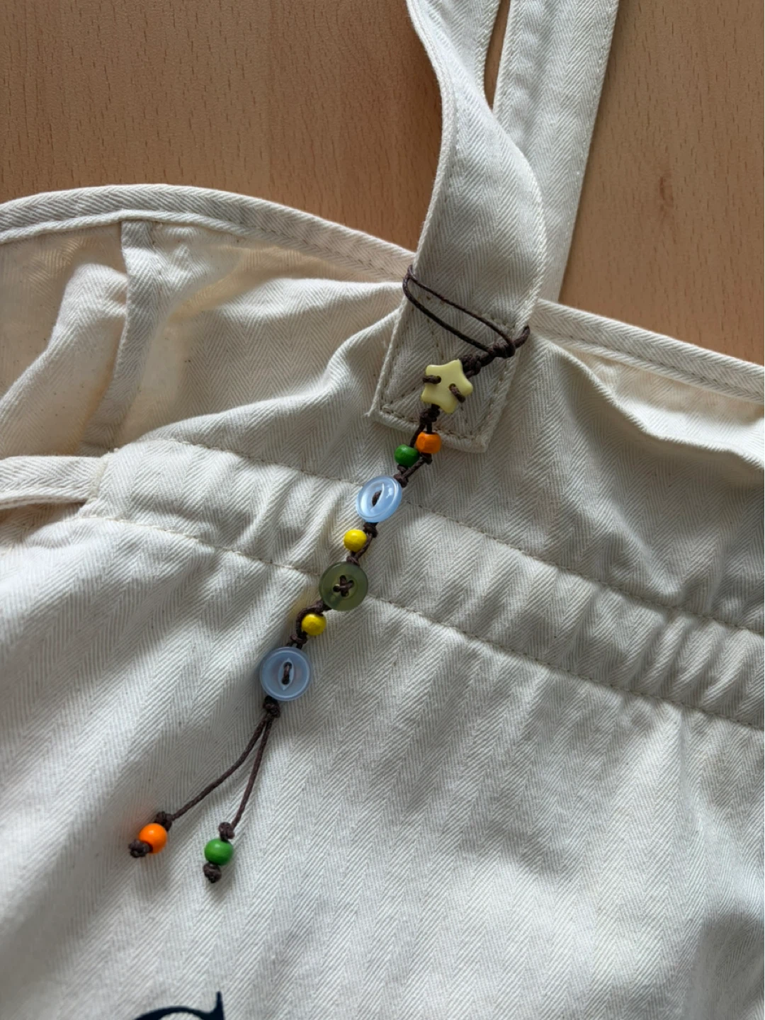 Bead & Button Bag Charm - photo 2