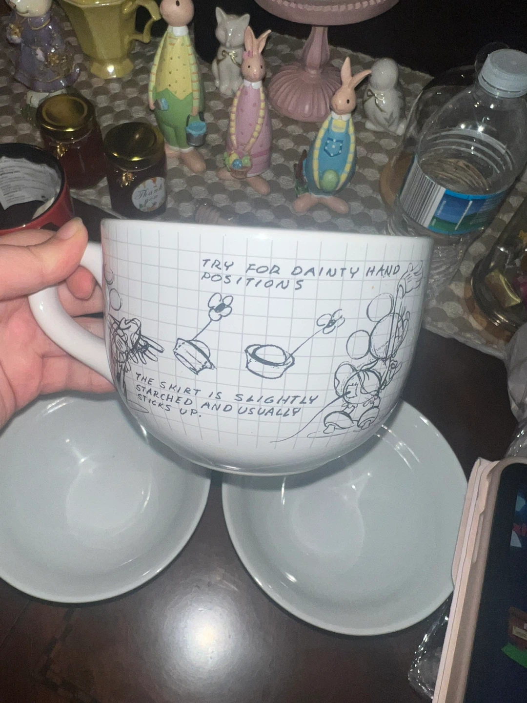 Large White Ceramic Mug and bowl ⚽ - photo 3