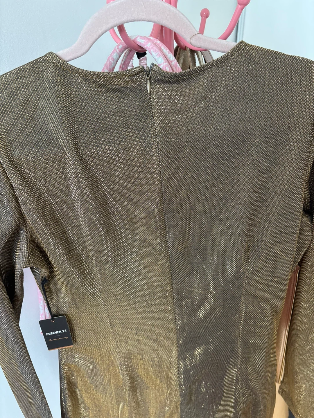 Forever 21 Gold Drip Dress - photo 5