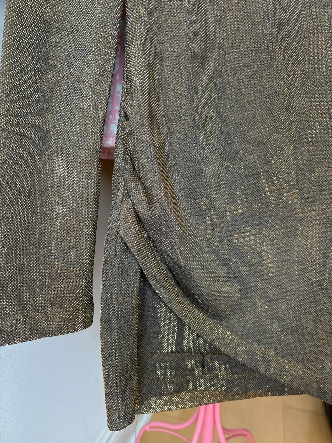 Forever 21 Gold Drip Dress - photo 2