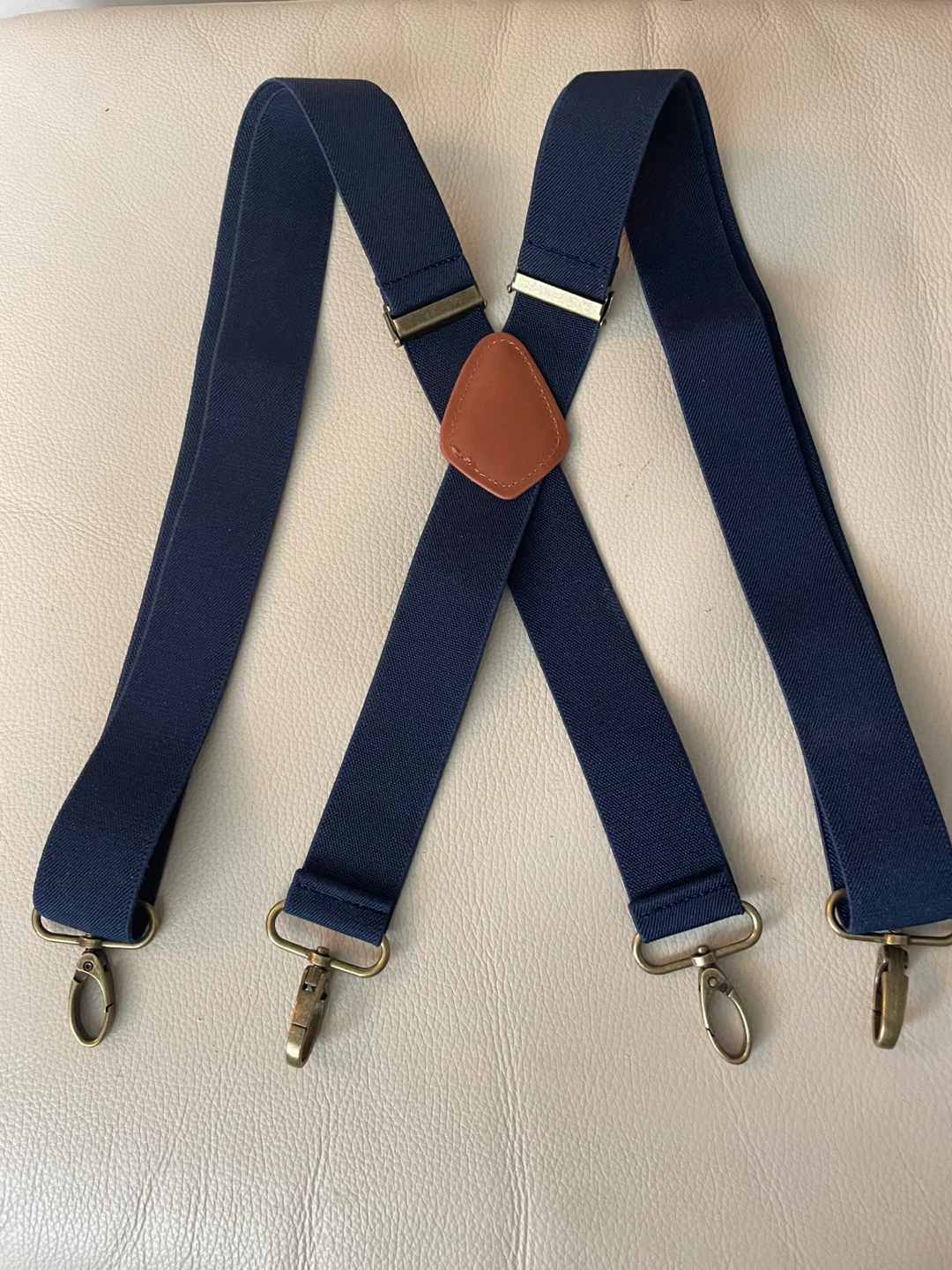 Mendeng Men X Shape Braces Adjustable Elastic Suspenders