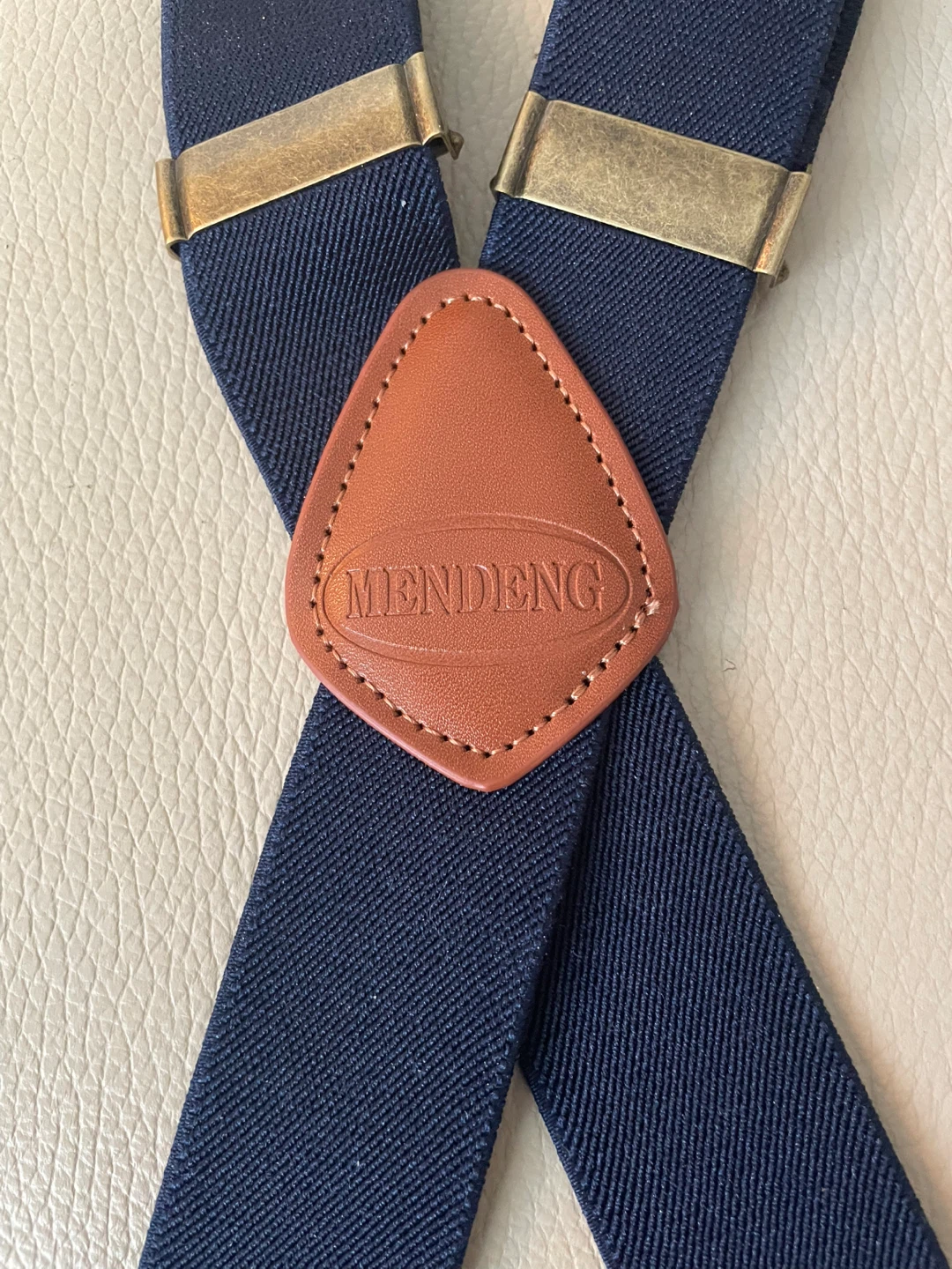 Mendeng Men X Shape Braces Adjustable Elastic Suspenders - photo 2