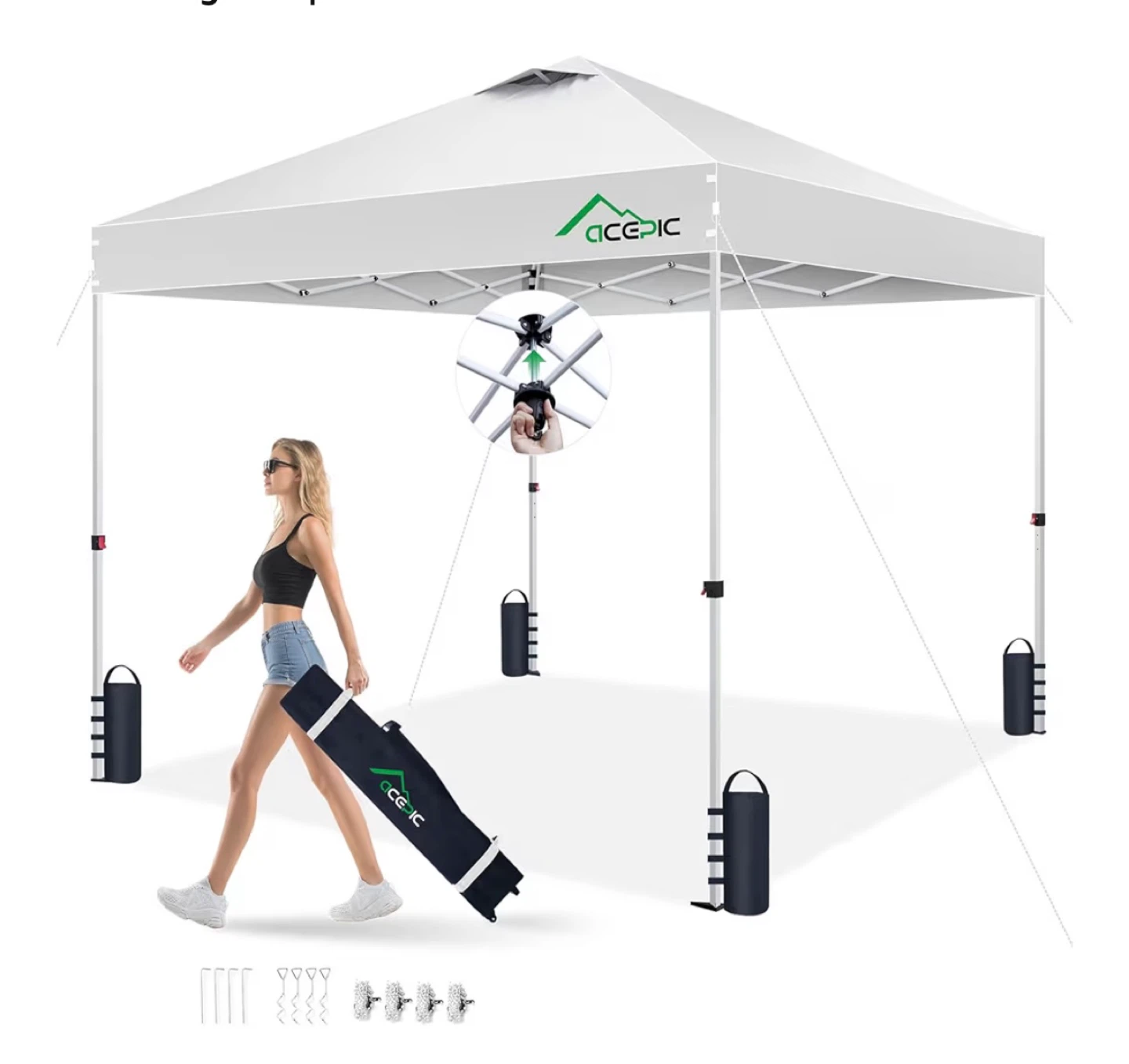 ACEPIC 10x10 Pop Up Canopy Tent