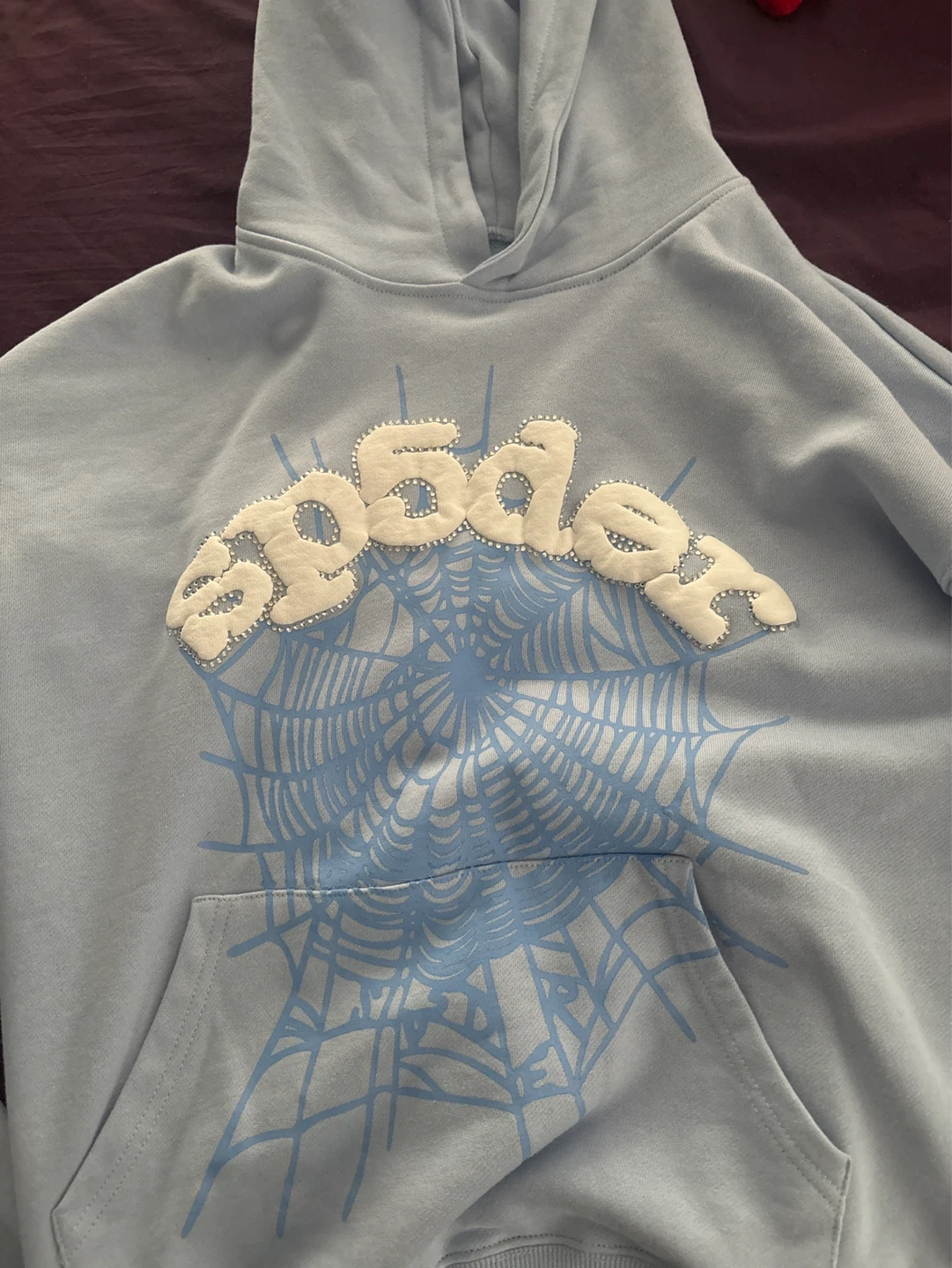 Rep blue spider hoodie