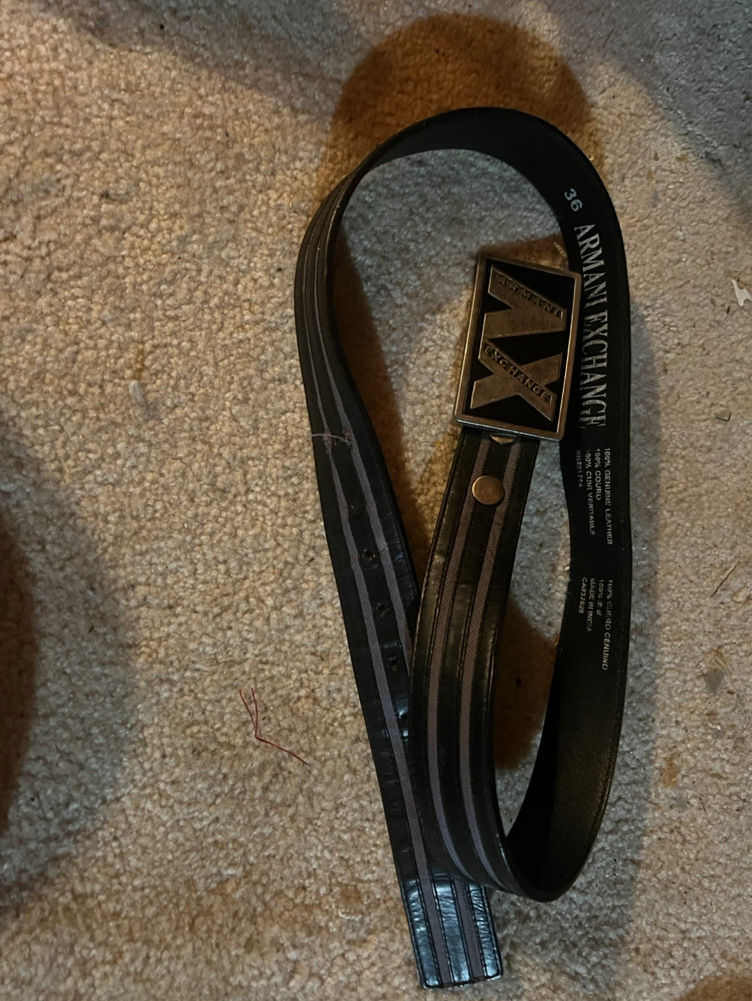 Armani Exchange Belt Size 36 - photo 2