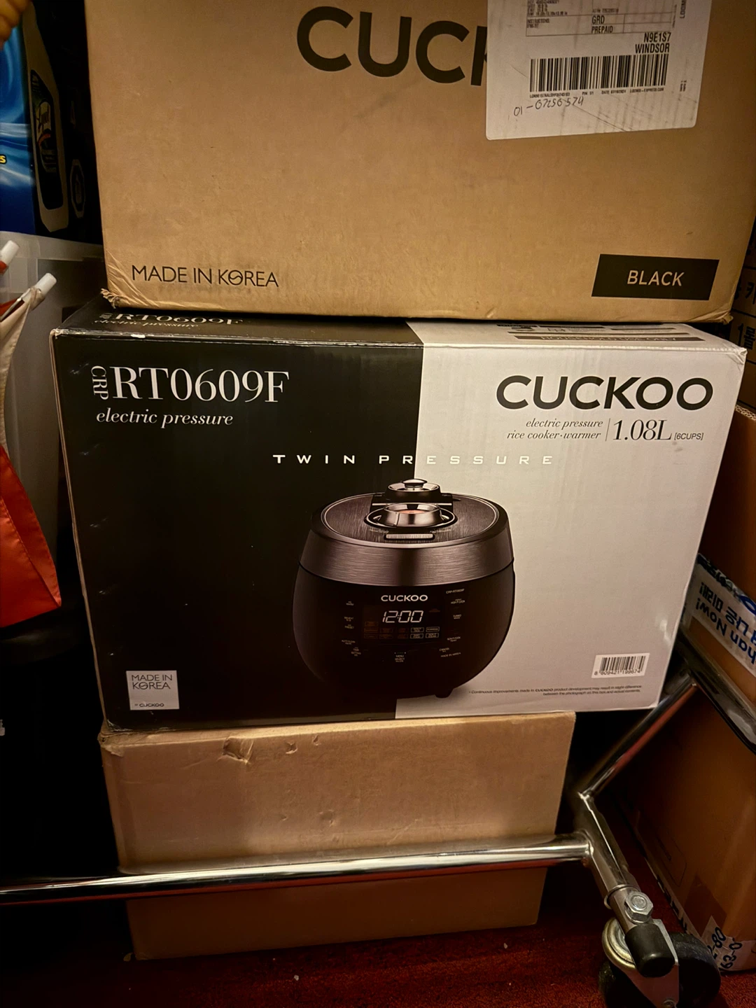 CUCKOO CRP RT0609F Twin Pressure Rice Cooker 1.08L