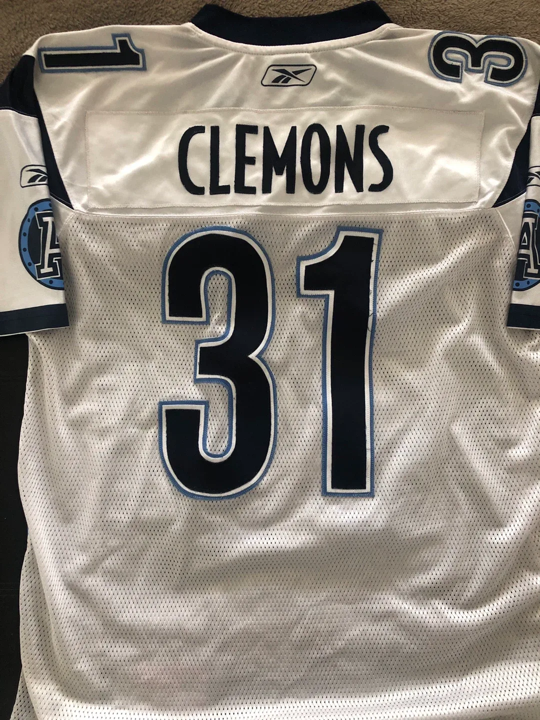 Reebok Toronto Argonauts #31 Clemons CFL Jersey