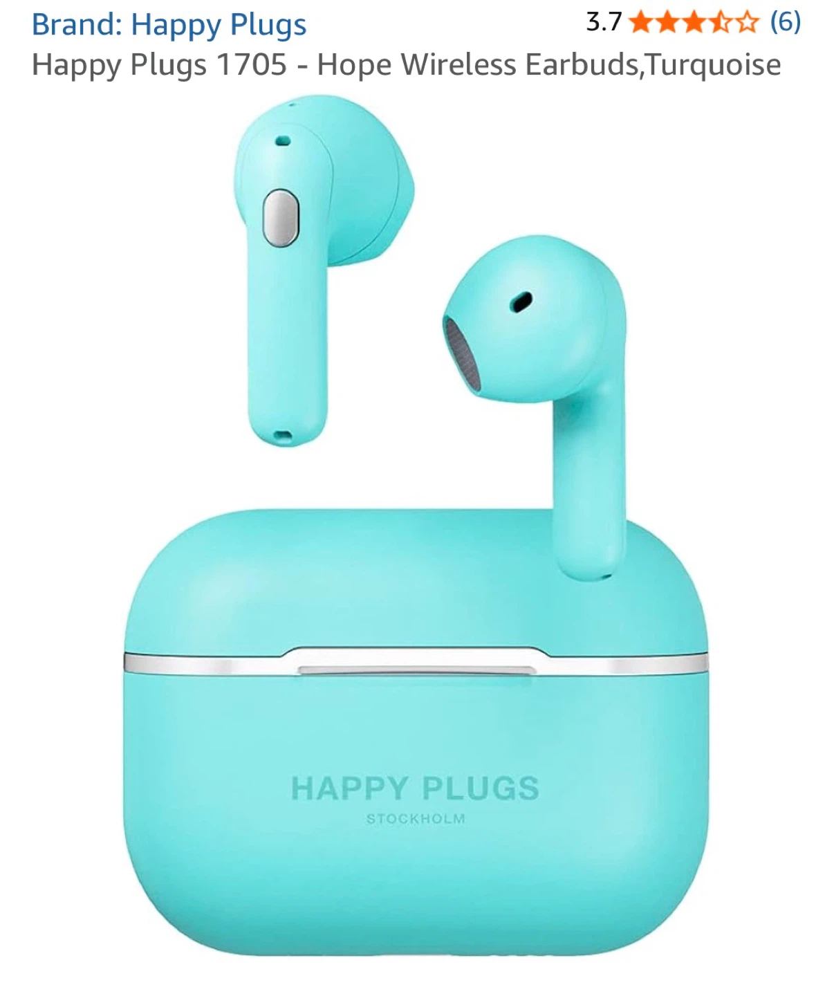 Happy Plugs Hope Wireless Earbuds - Turquoise - photo 2