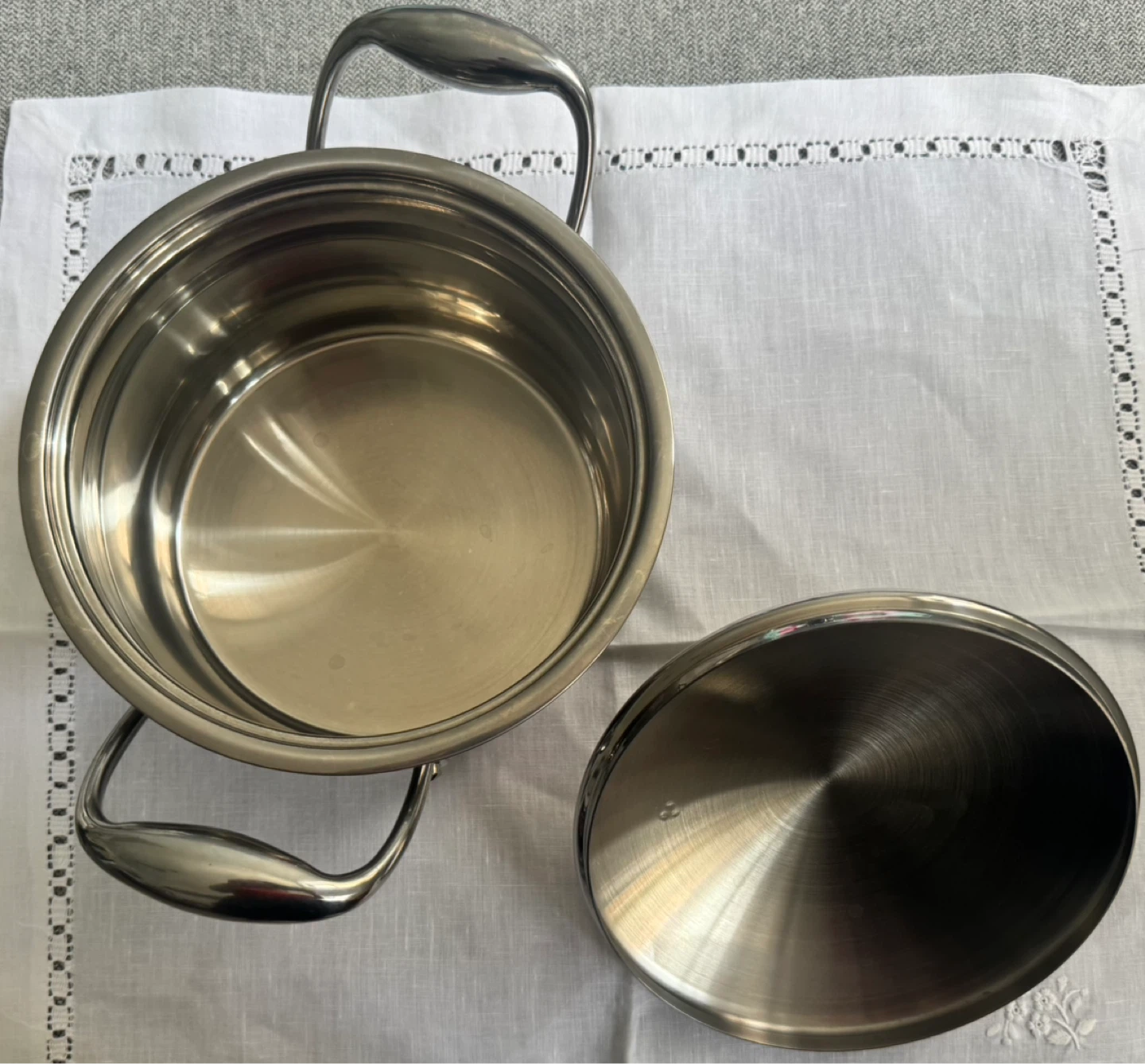 BergHOFF 18/10 Stainless Steel Pot with Lid - photo 2