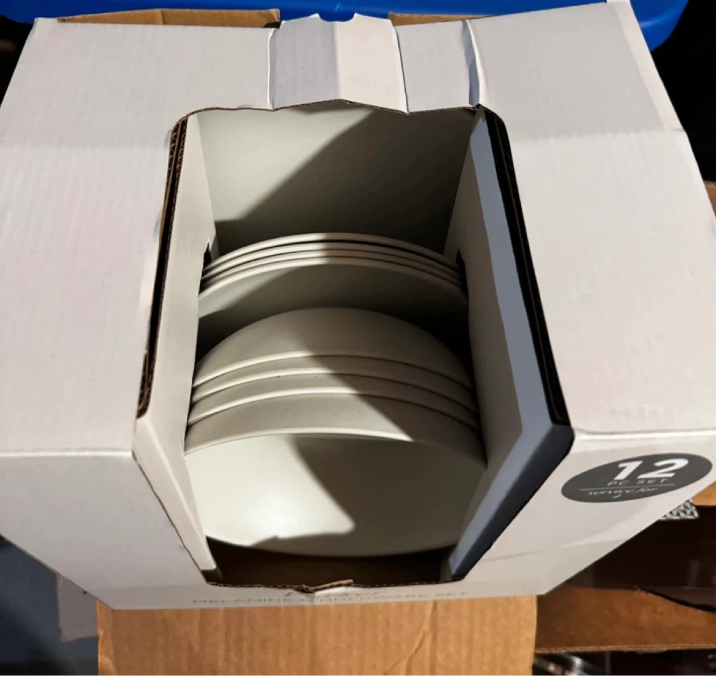 Parker 12-Piece Melamine Dinnerware Set - photo 2