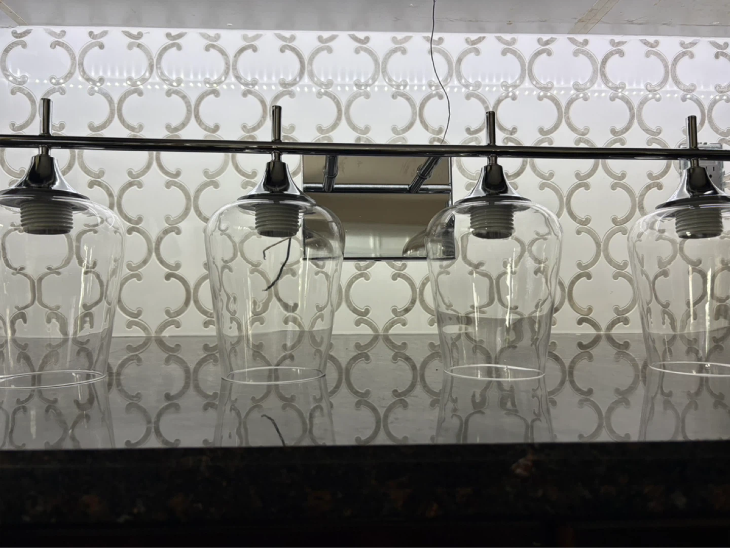 Modern 4 Light Vanity Light Fixture - photo 4