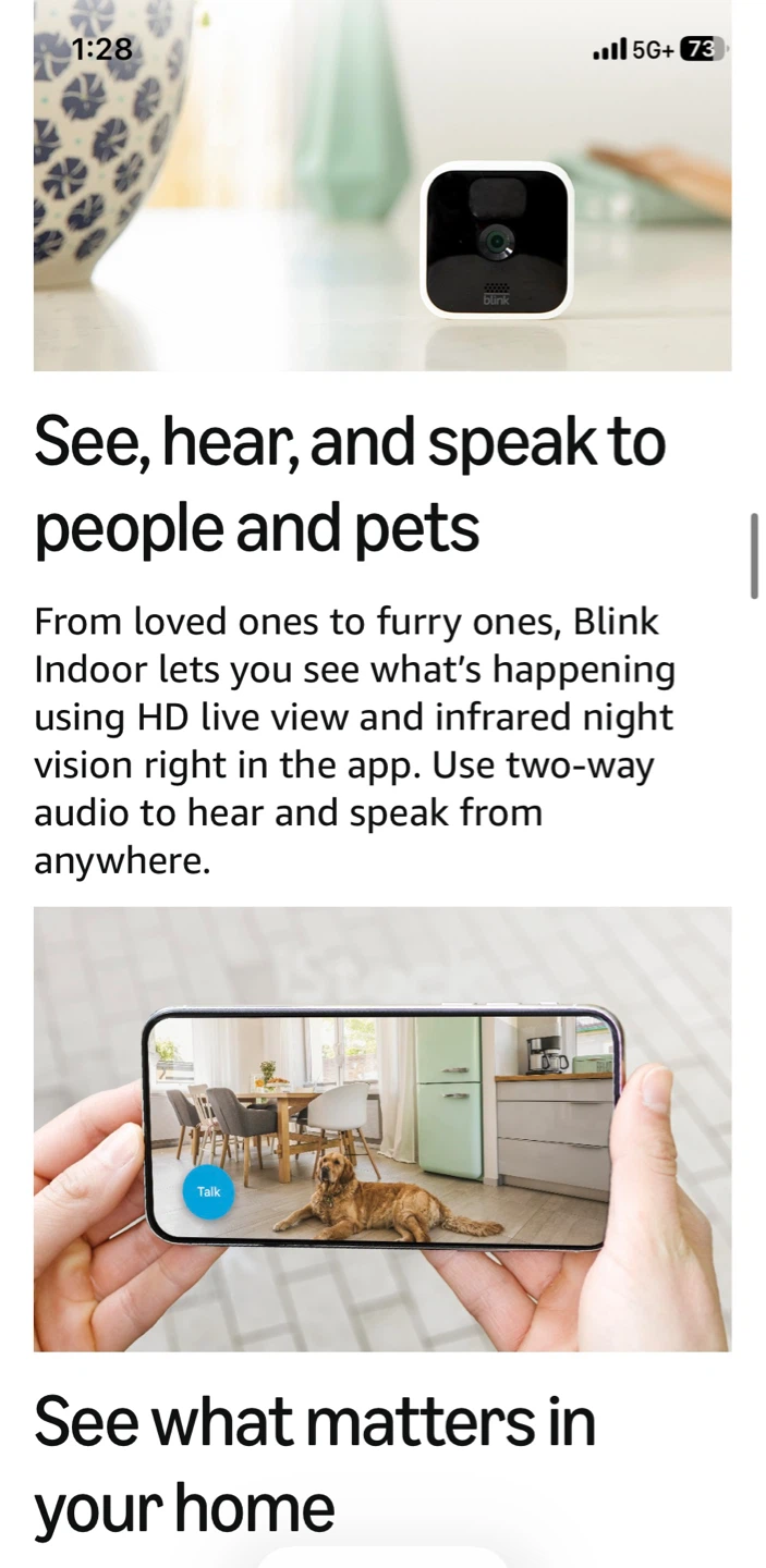 Blink Indoor HD Security Camera - photo 5