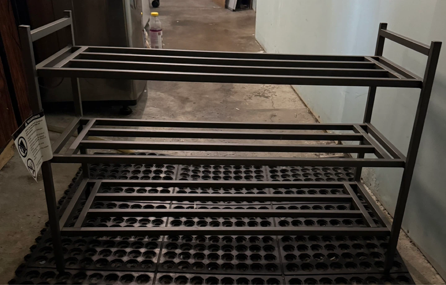 Ikea 3-Tier Metal Shoe Rack