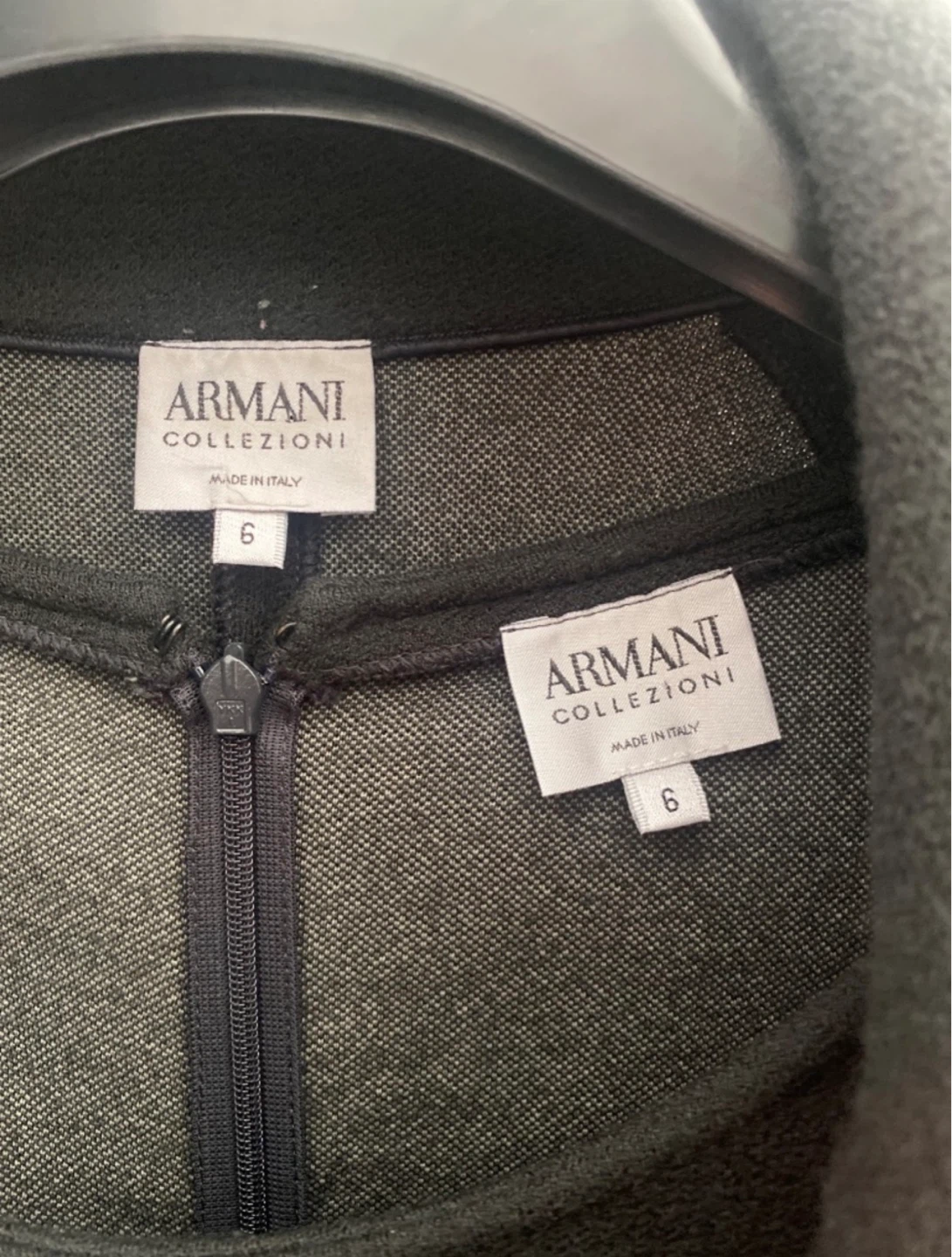 Armani Collezioni Women's Dark Grey Dress with blazer - Size 6 - photo 3