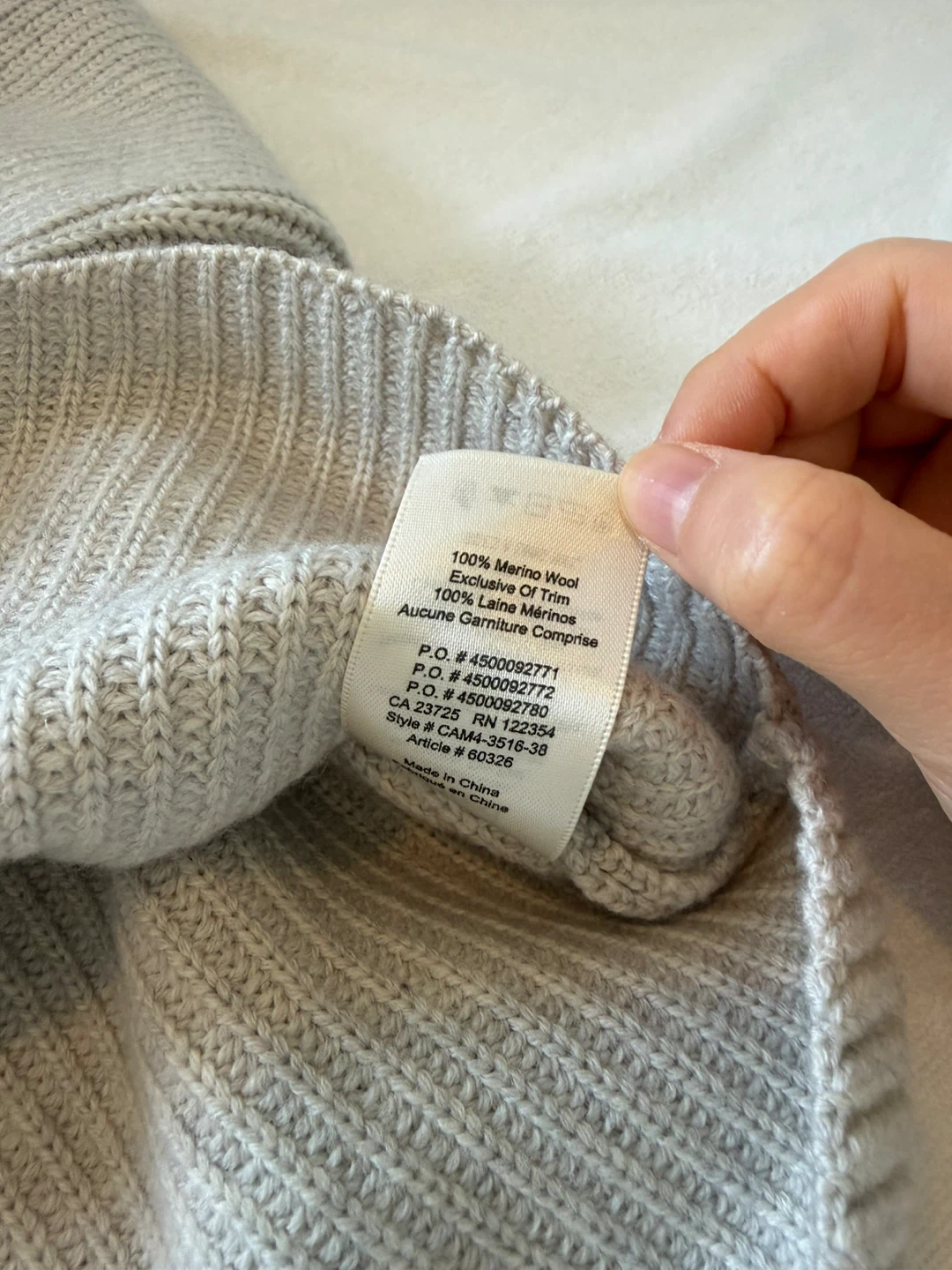 ARITZIA Wilfred 100% Merino Wool Scalloped Cropped Sweater - photo 5