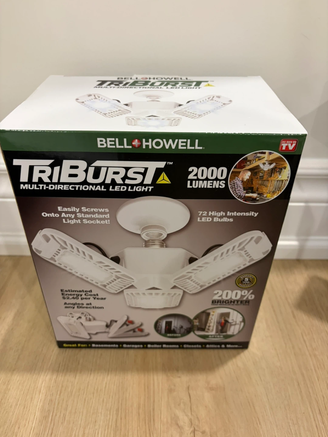 Bell+Howell TriBurst Multi-Directional LED Light 2000 Lumens - photo 2