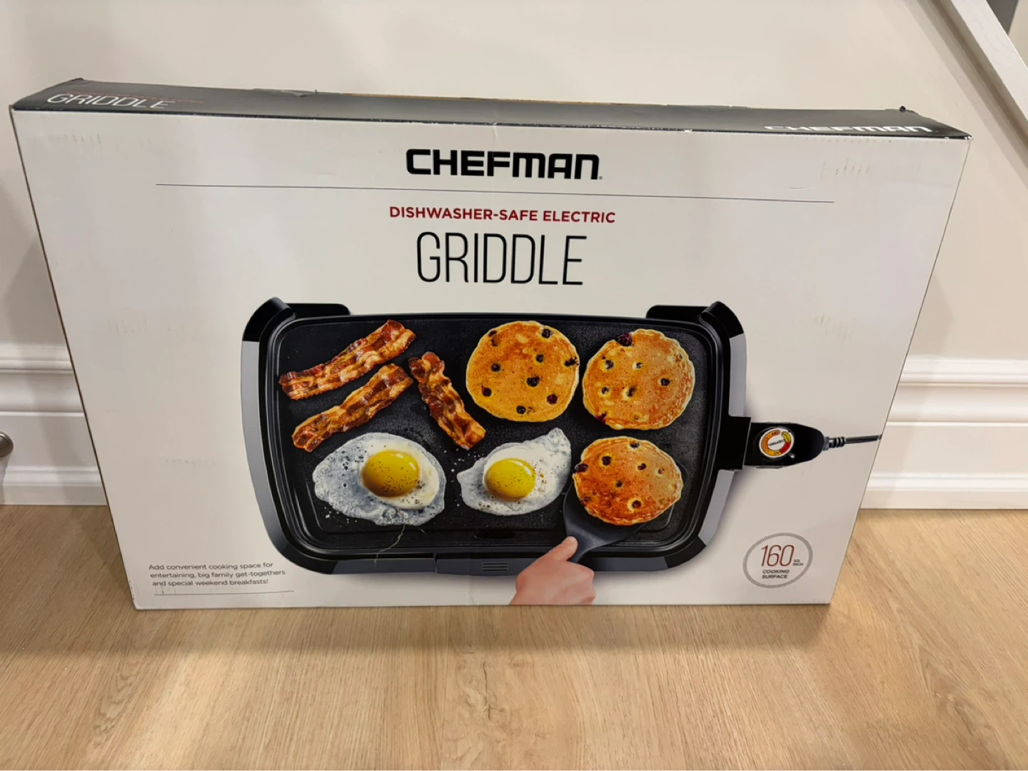 Chefman Dishwasher-Safe Electric Griddle