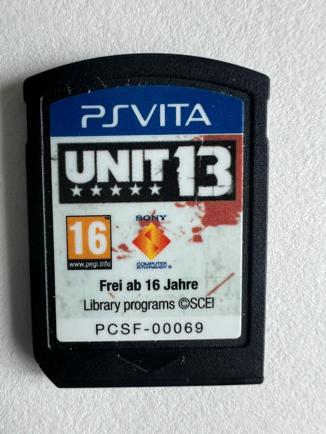 PS Vita Unit 13 Game Cartridge