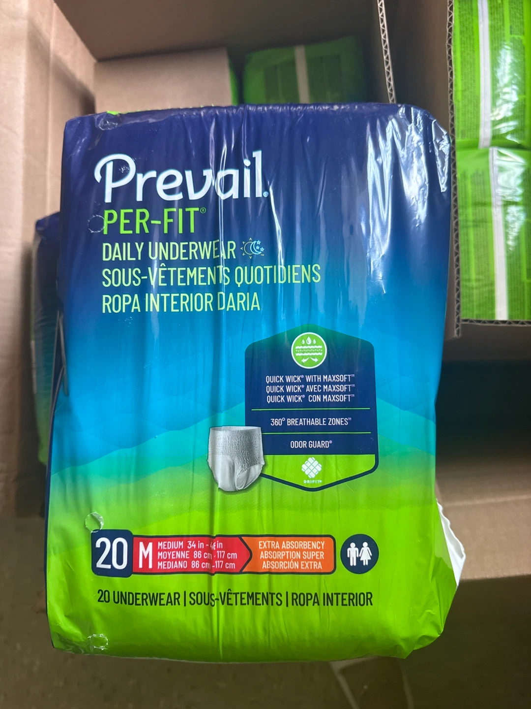 Prevail Per-Fit Daily Underwear - Medium (20 ct) - photo 4