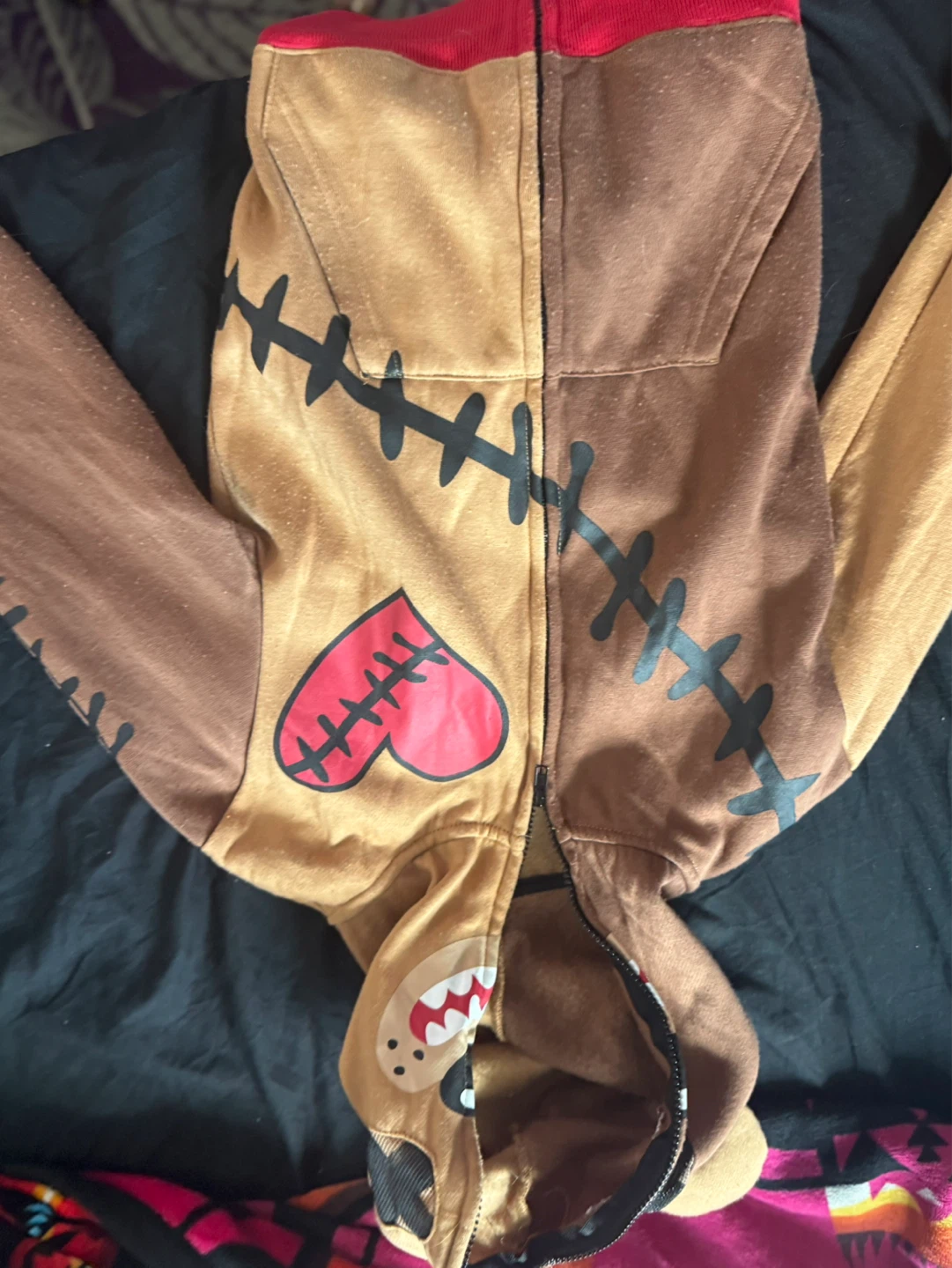 five nights at Freddy’s zip up over the face hoodie - photo 4