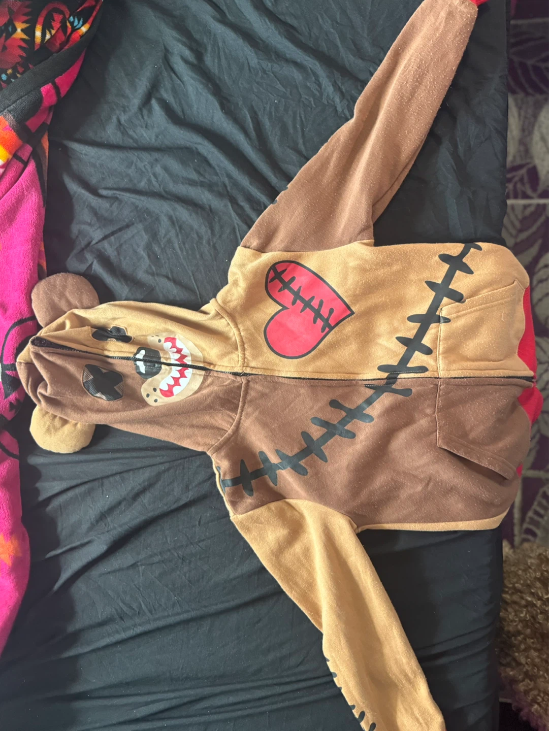 five nights at Freddy’s zip up over the face hoodie - photo 2