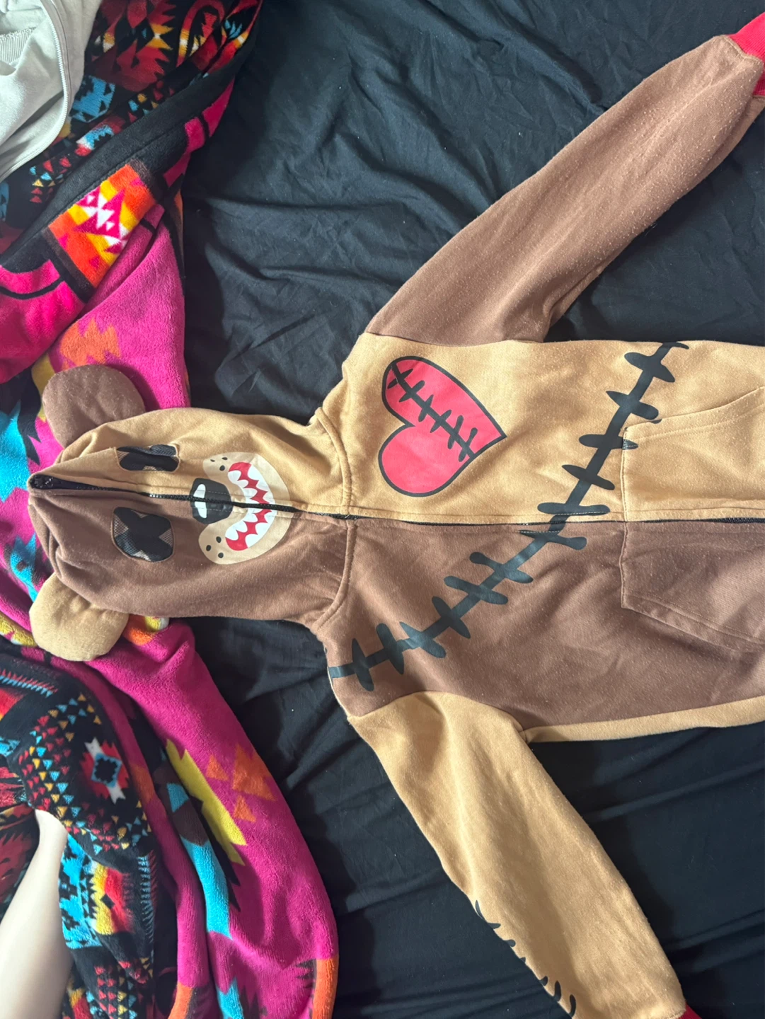 five nights at Freddy’s zip up over the face hoodie