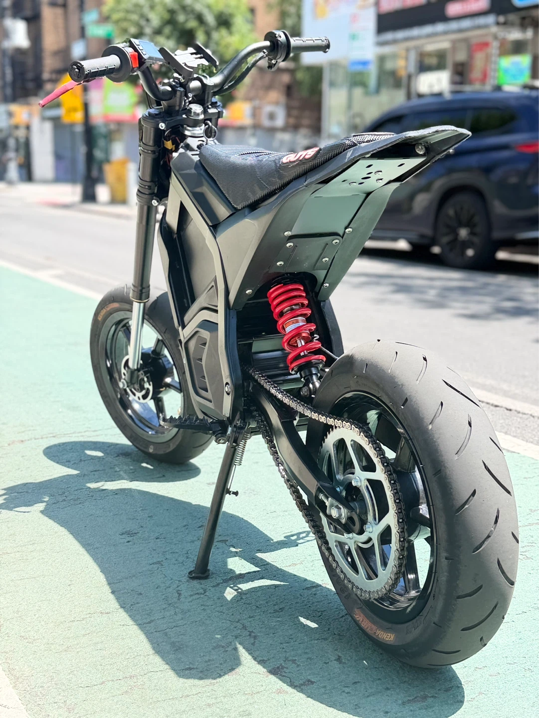 Black Electric Dirt Bike