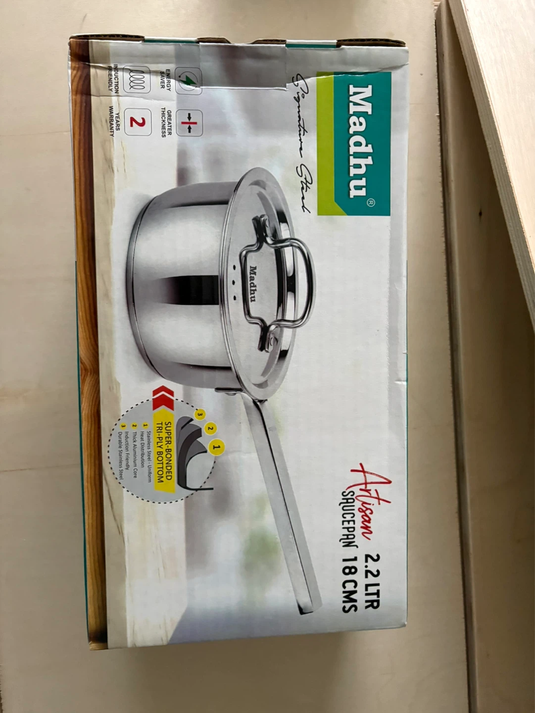 Stainless Steel Saucepan ⚽️