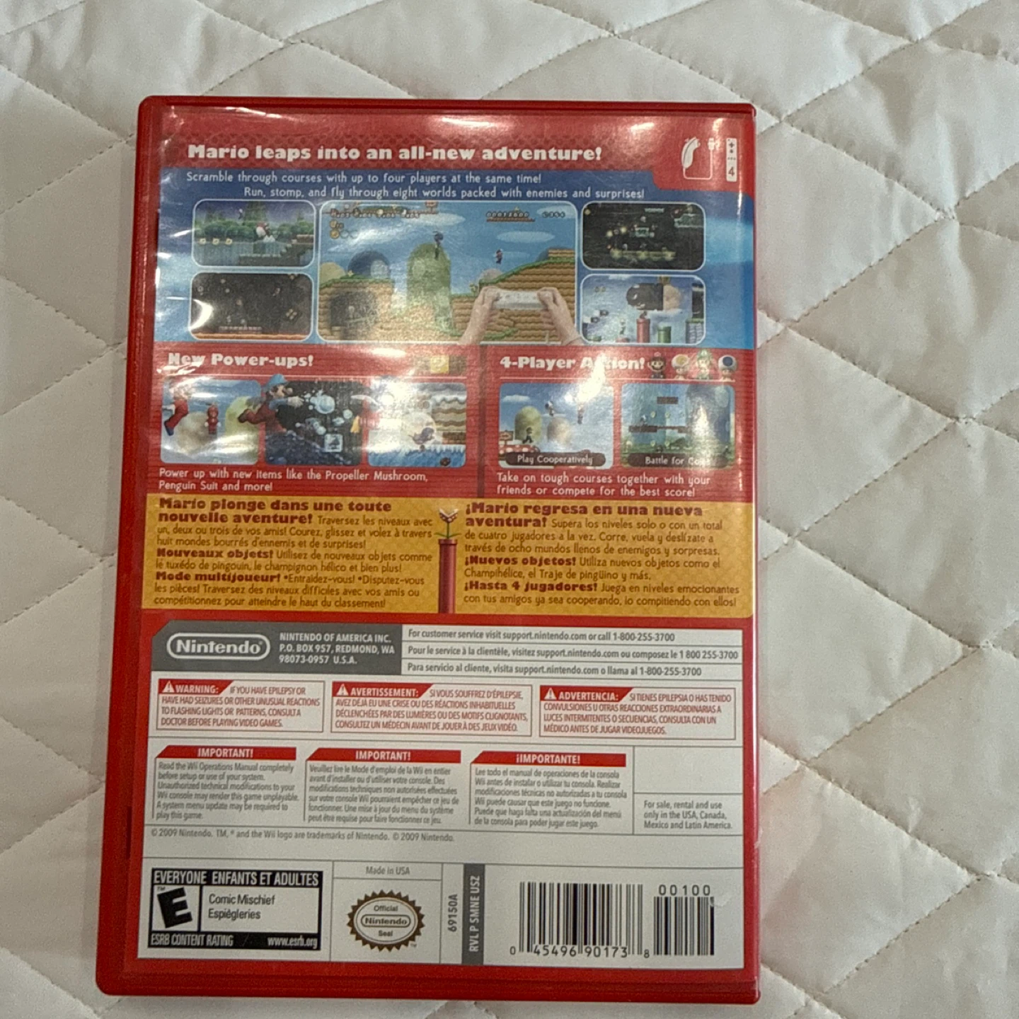 Nintendo Wii New Super Mario Bros. Wii Game - photo 3