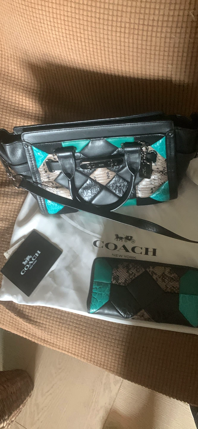 Coach Patchwork Leather Handbag and Wallet Set - photo 3