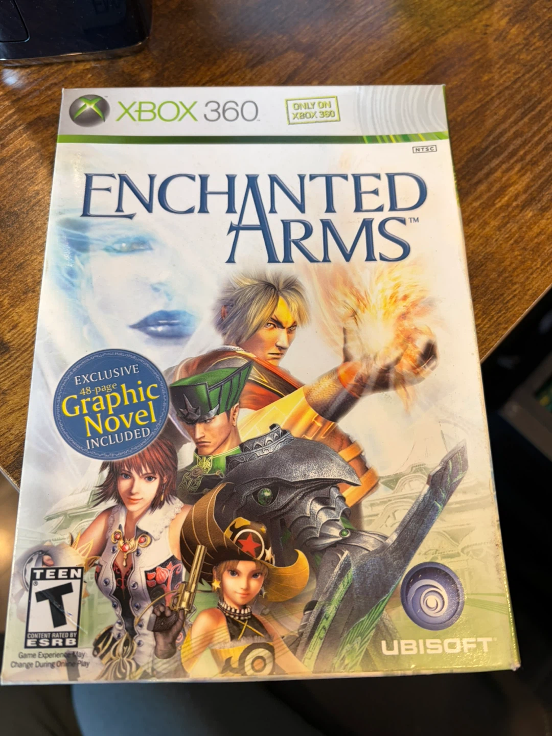 Xbox 360 Console ⚽️ with Enchanted Arms Game and Accessories - photo 5
