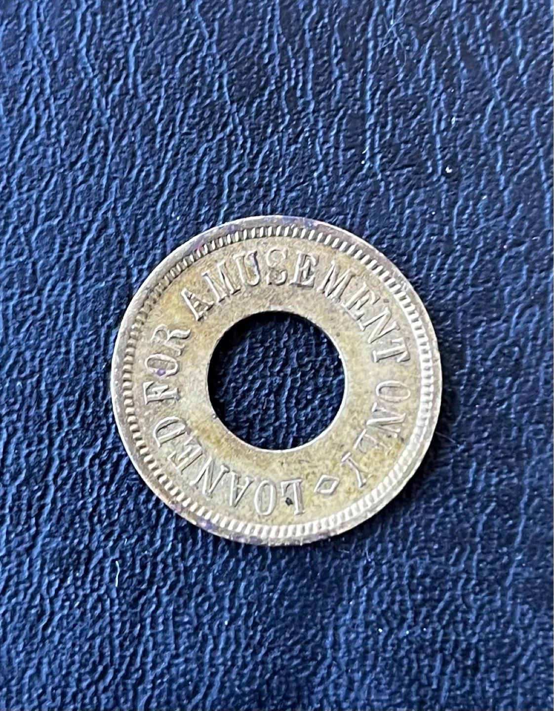 Vintage For Amusement Only Token - photo 3