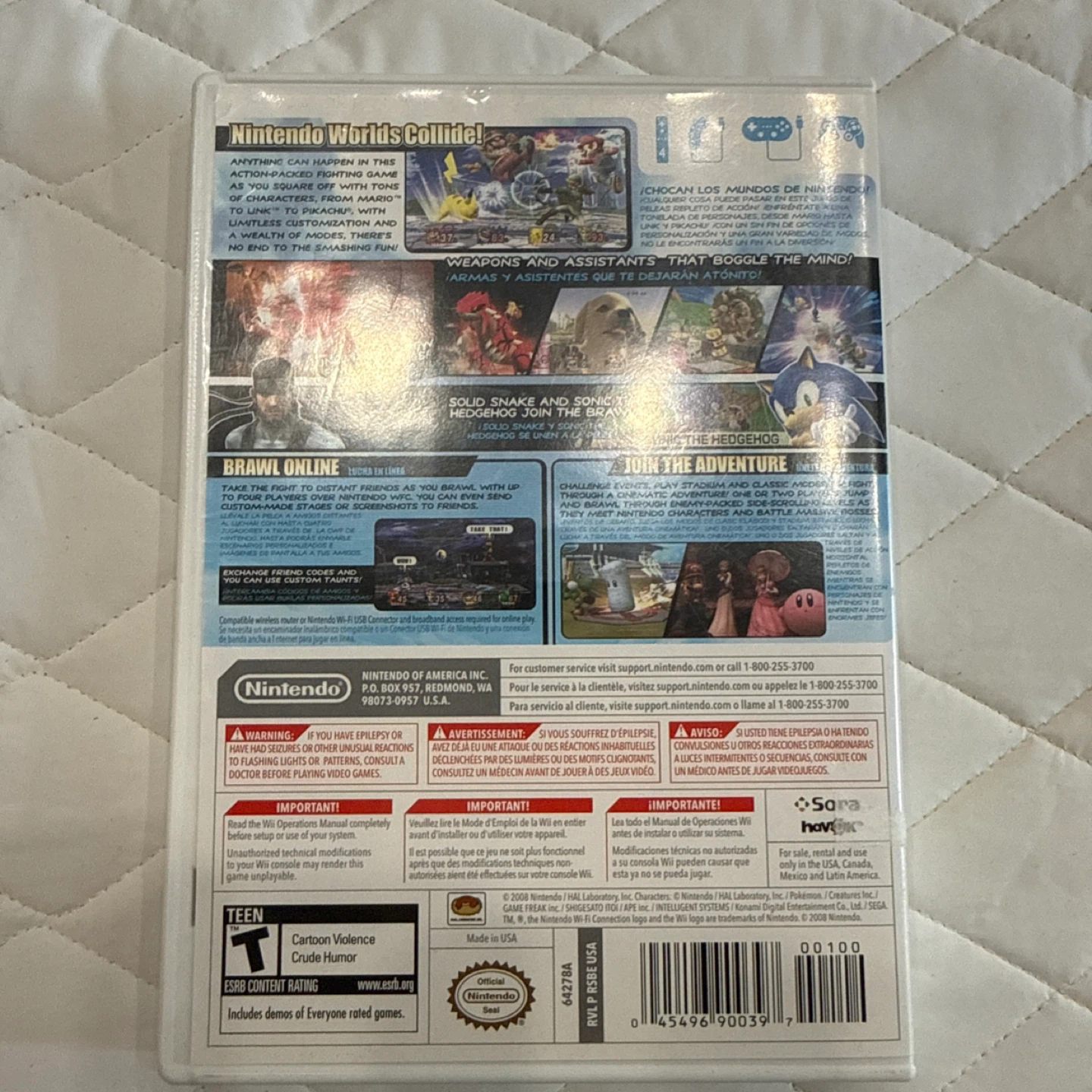 Super Smash Bros. Brawl for Nintendo Wii - photo 3